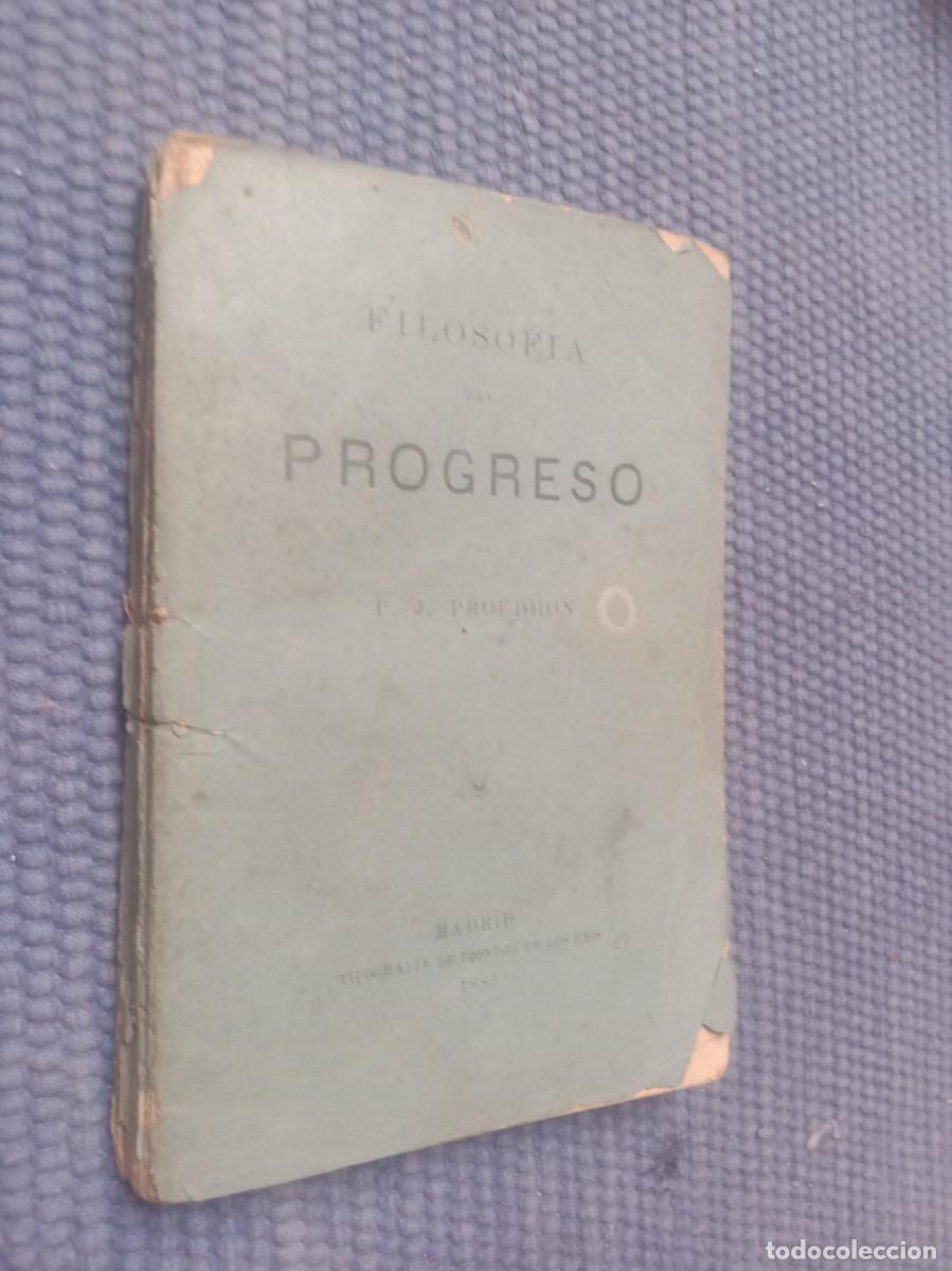 Libros antiguos: Proudhon, P. J.: Filosof&iacute;a del Progreso - Foto 1