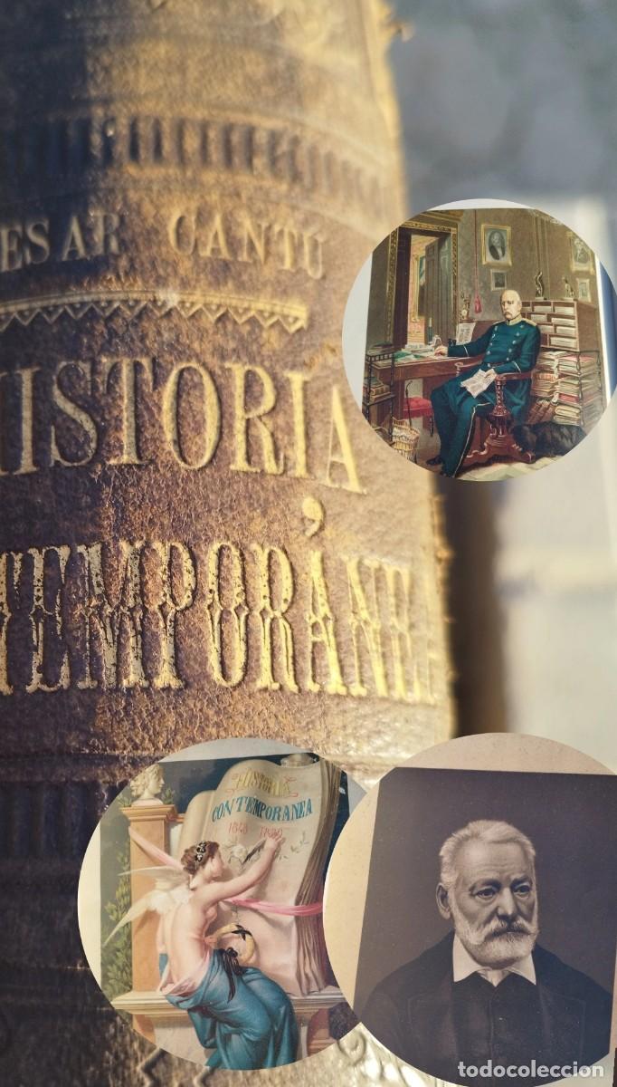 Libros antiguos: 1882 HISTORIA CONTEMPOR&Aacute;NEA (1848-1880) - C&Eacute;SAR CANT&Uacute; - BARCELONA, BORR&Aacute;S Y C&Iacute;A. ILUSTRADA