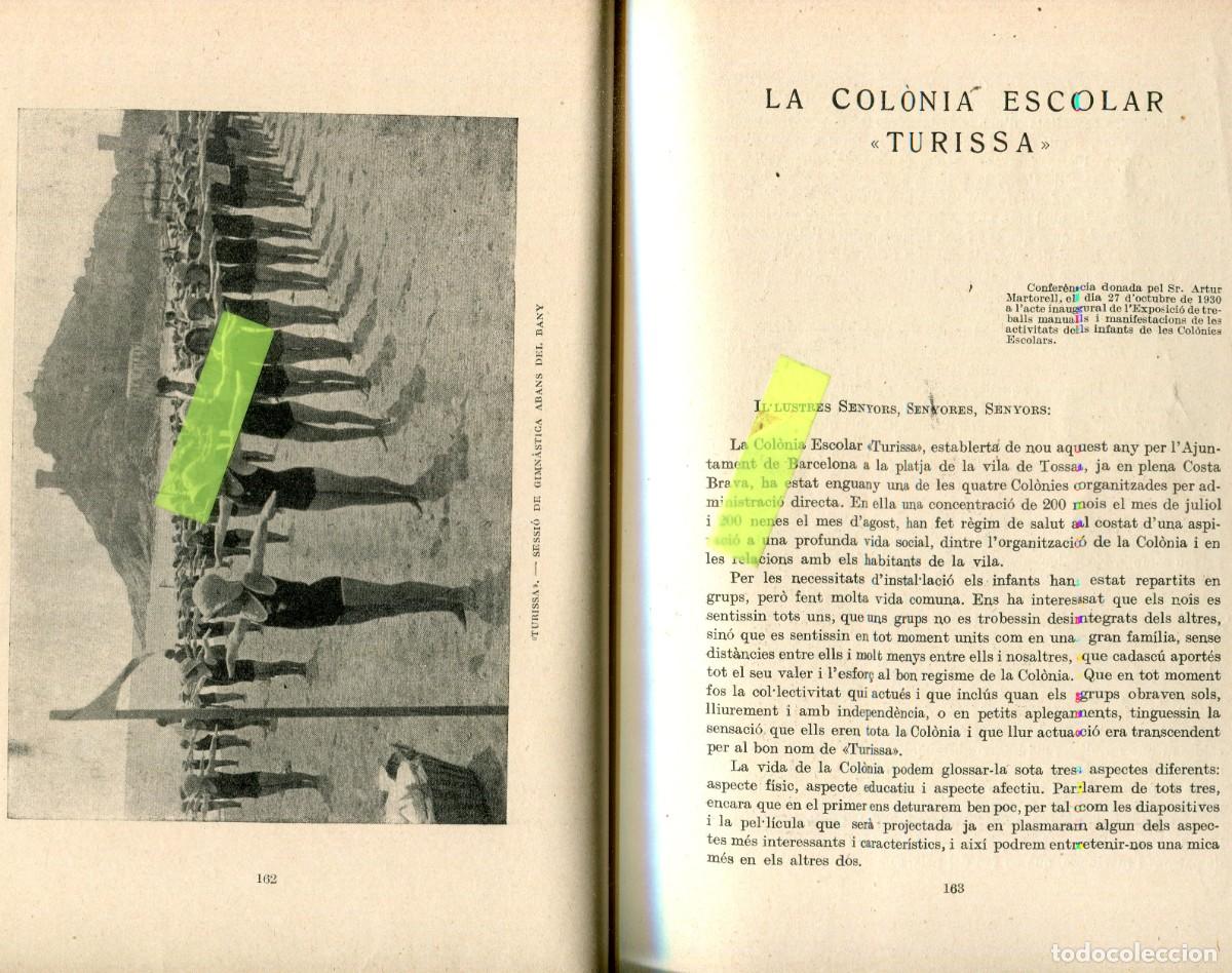 Libros antiguos: LLIBRE ANY 1932 COLONIES INFANTILS A TOSSA DE MAR TURISSA