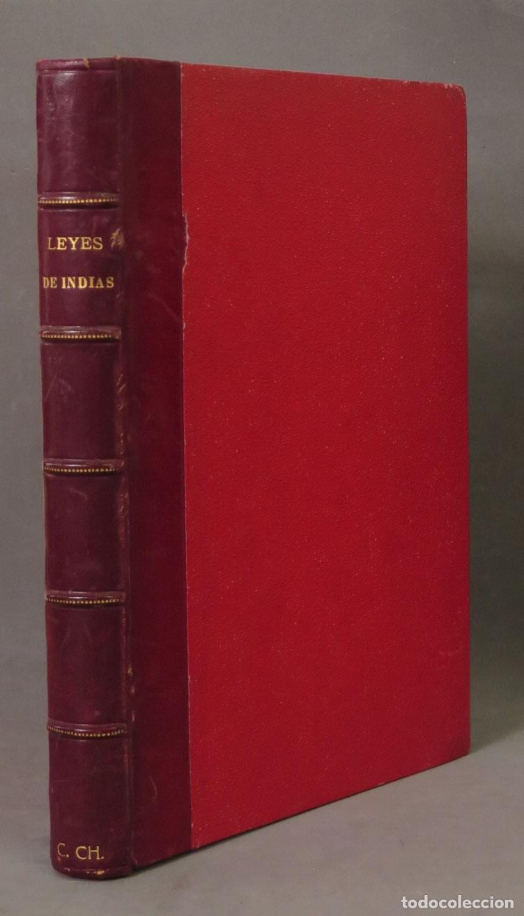 Libros antiguos: Selecci&oacute;n de las Leyes de Indias - Ministerio de Trabajo y Previsi&oacute;n - S&aacute;ez Hermanos