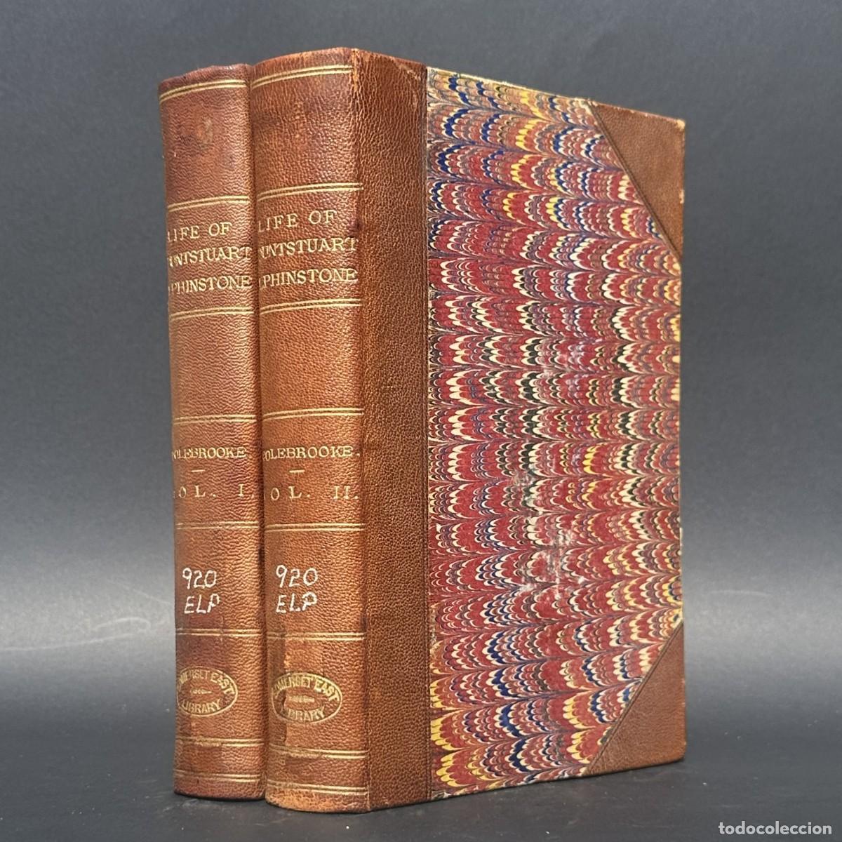 Libros antiguos: a&ntilde;o 1884 - RAJ BRITANICO - HISTORIA DE LA INDIA - Life of the Honourable Mountstuart Elphinstone