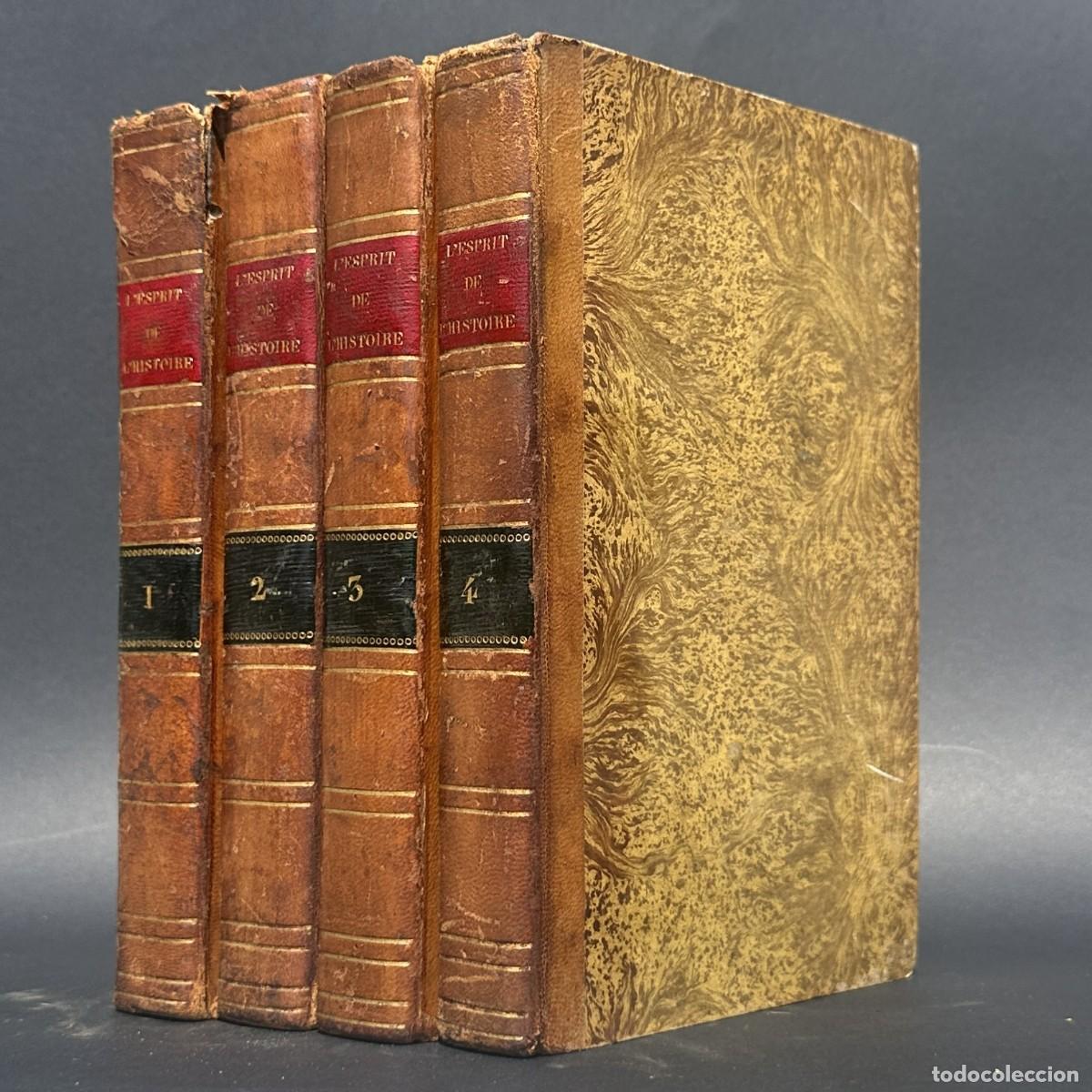 Libros antiguos: 1826 - EL ESPIRITU DE LA HISTORIA - CARTAS POLITICAS Y MORALES DE UN PADRE A SUS HIJOS - PEDAGOGIA