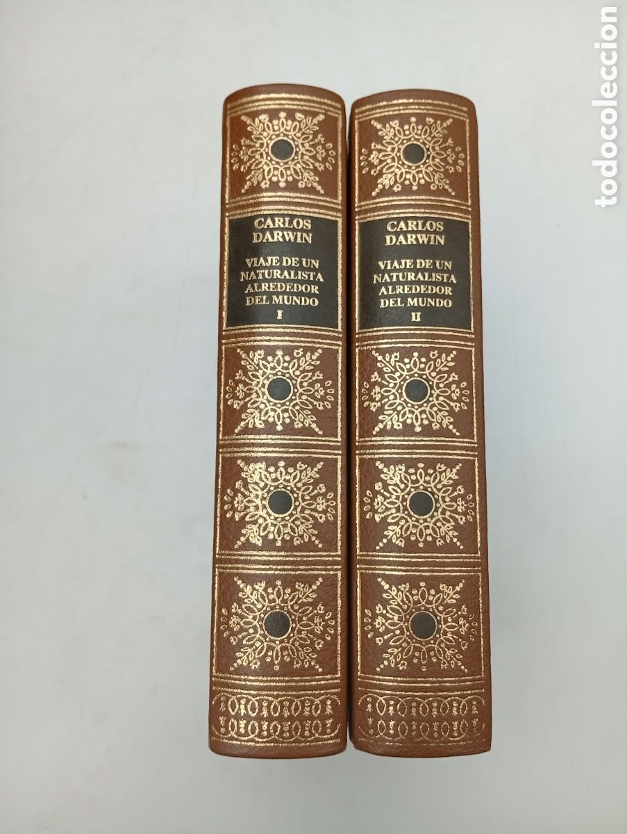 Libros antiguos: Viaje de un naturalista alrededor del mundo por Charles Darwin Bibli&oacute;filos
