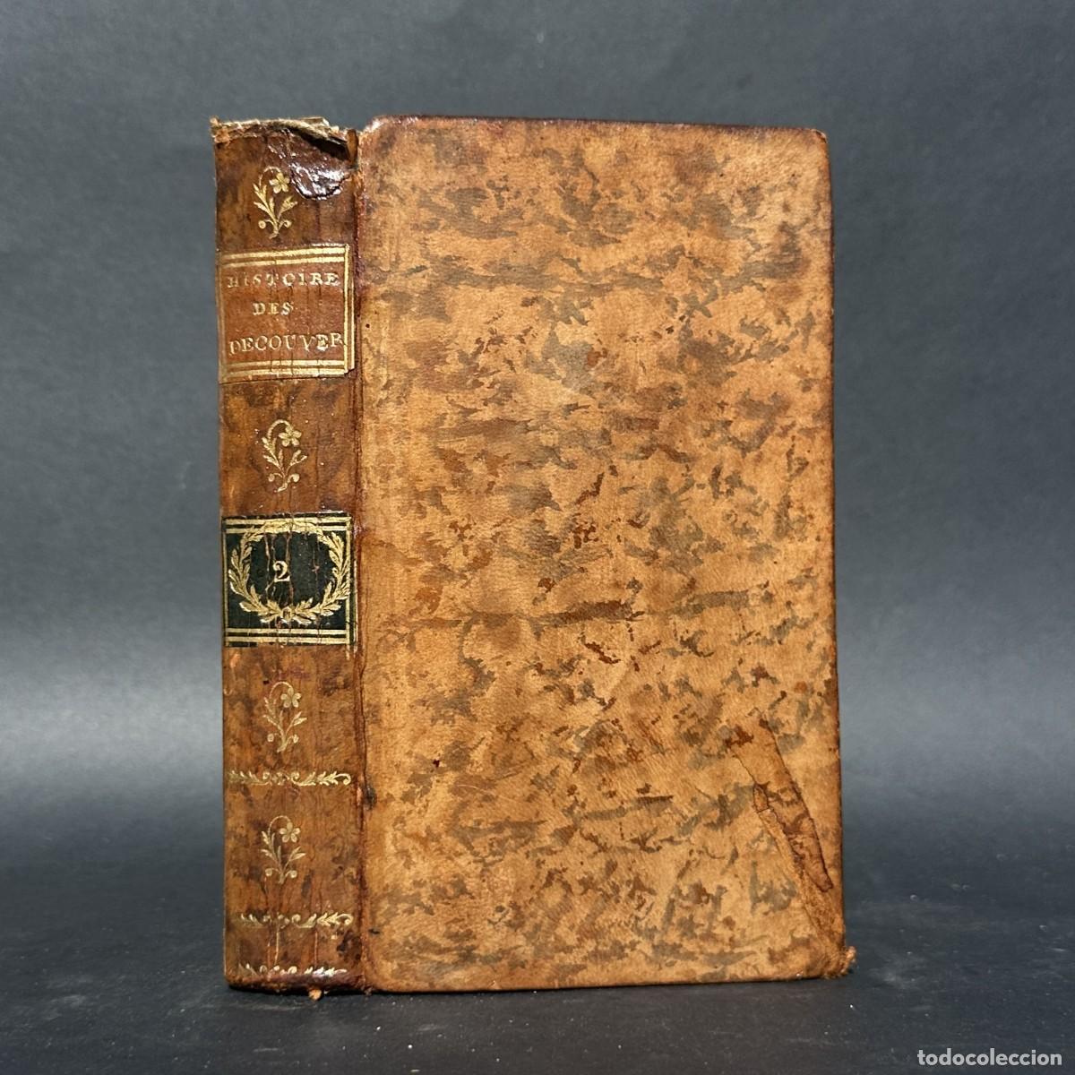 Old books: a&ntilde;o 1768 - HISTORIA DE LOS DESCUBRIMIENTOS - CONQUISTA DE MEXICO - HERNAN CORTES