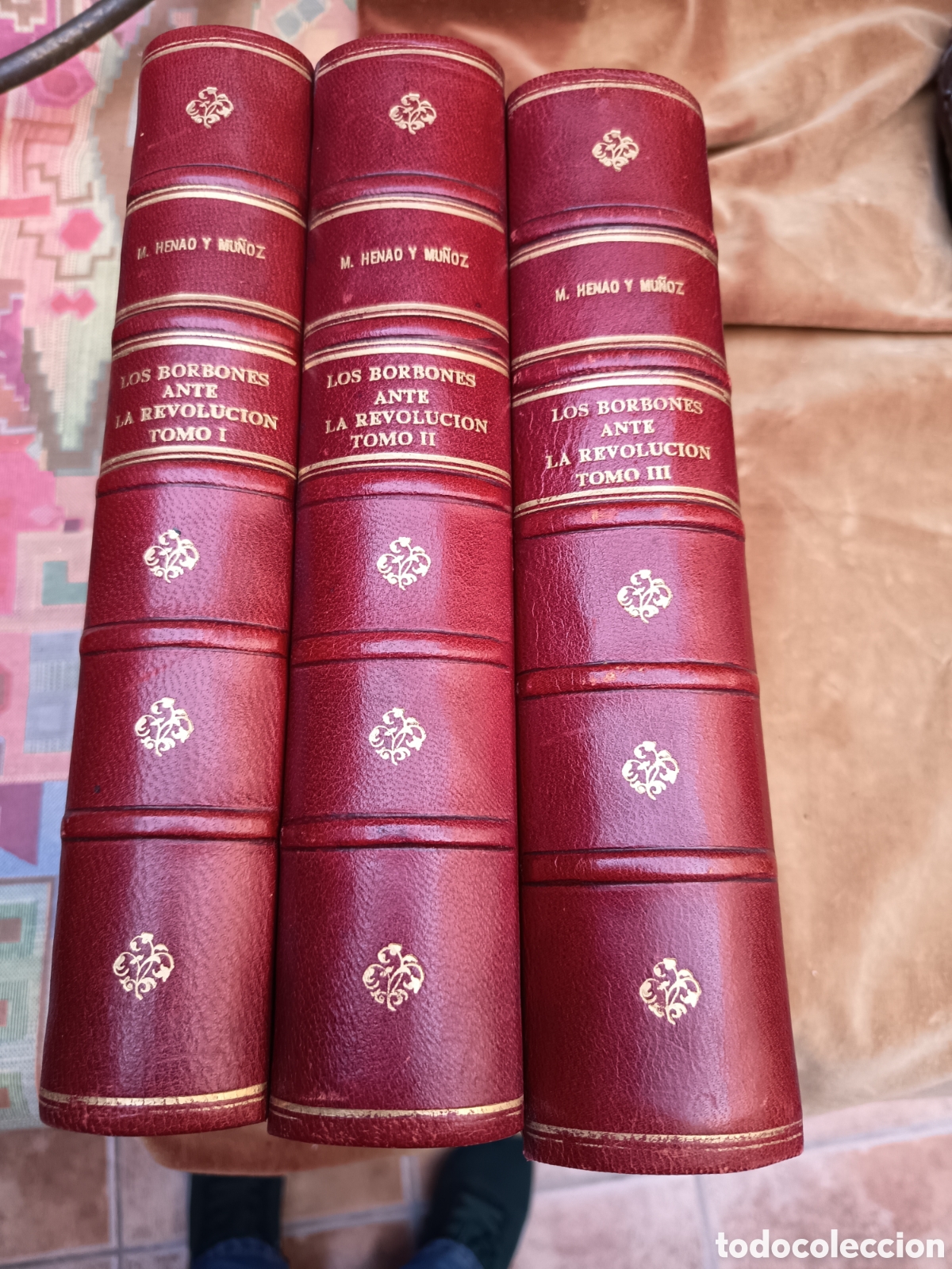 Libros antiguos: Los Borbones ante la Revoluci&oacute;n Manuel Hernao y Mu&ntilde;oz 1869