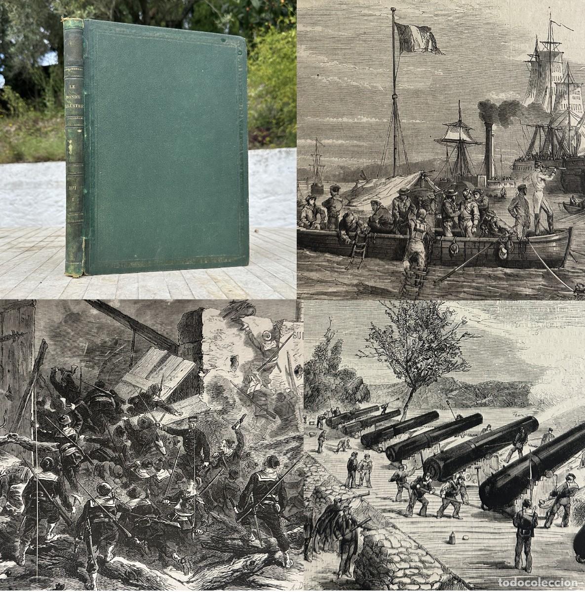 Libros antiguos: a&ntilde;o 1870 - LE MONDE ILLUSTRE - EXCEPCIONALES ILUSTRACIONES - GUERRA FRANCO PRUSIANA -