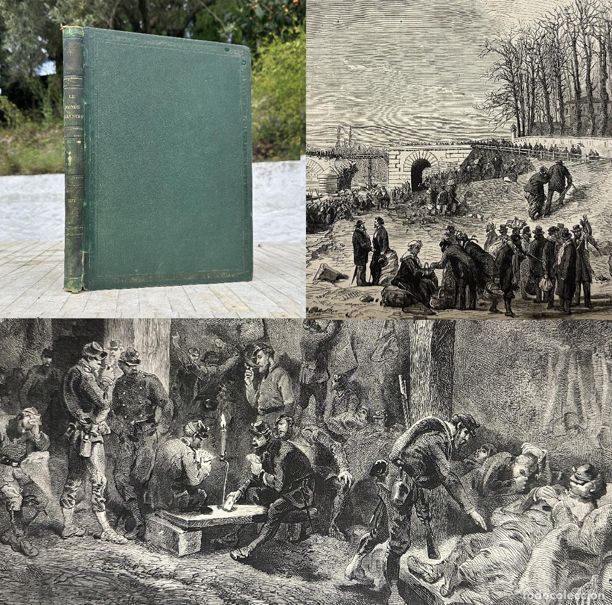 Libros antiguos: a&ntilde;o 1871 - LE MONDE ILLUSTRE - EXCEPCIONALES ILUSTRACIONES - GUERRA FRANCO PRUSIANA -