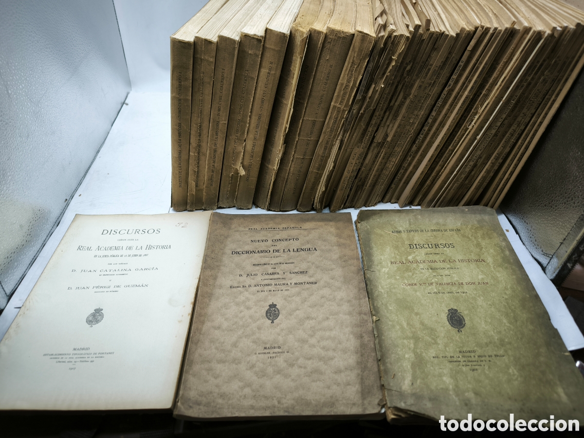 Libros antiguos: 55 bolet&iacute;n de la Real academia de la Historia desde 1902