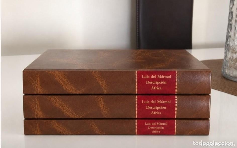 Libros antiguos: Luis del M&aacute;rmol Carvajal - Descripci&oacute;n de &Aacute;frica (obra completa en 3 vol&uacute;menes) - historia siglo XVI