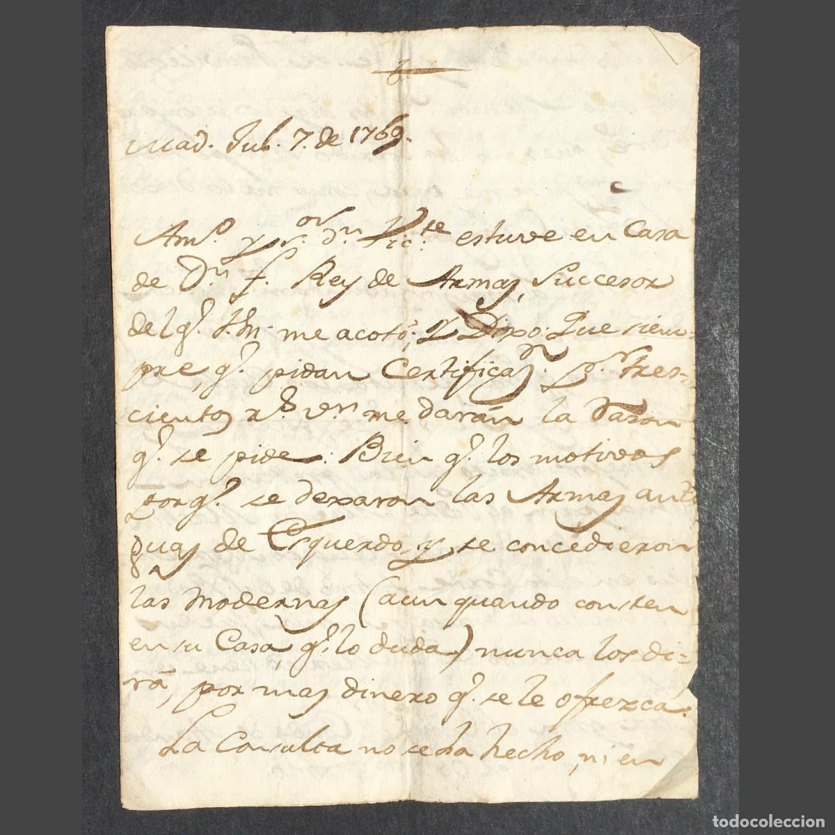 Libros antiguos: A&ntilde;o 1769 - Manuscrito - Valencia - Castell&oacute;n - Nobleza