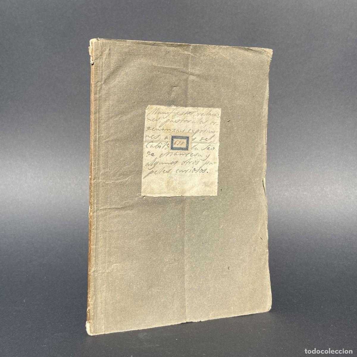 Libros antiguos: A&ntilde;o 1824 - Vic - Fiestas de Vich - Bendici&oacute;n de la bandera de su realista batall&oacute;n - D&eacute;cada Ominosa