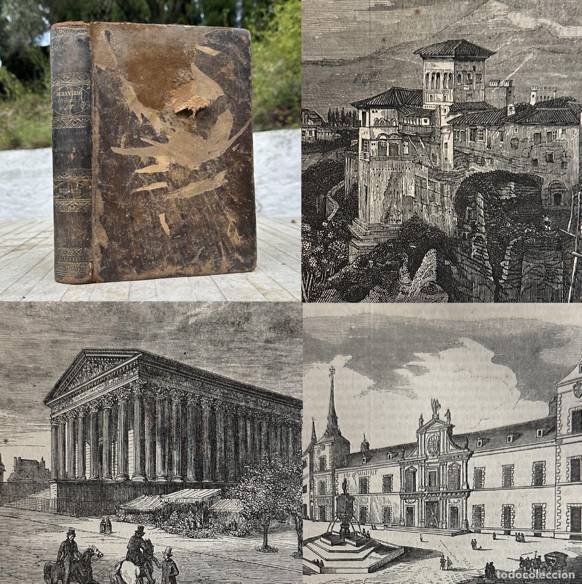 Libros antiguos: A&ntilde;o 1853 - Semanario Pintoresco Espa&ntilde;ol - Ilustraciones - Grabados - BILBAO - GRANADA