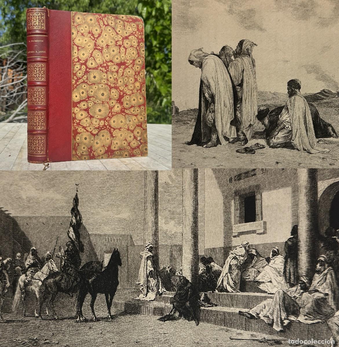 Antiquarische B&uuml;cher: a&ntilde;o 1887 - SAHARA Y EL SAHEL - LIBRO DE VIAJES - GRABADOS - AFRICA -