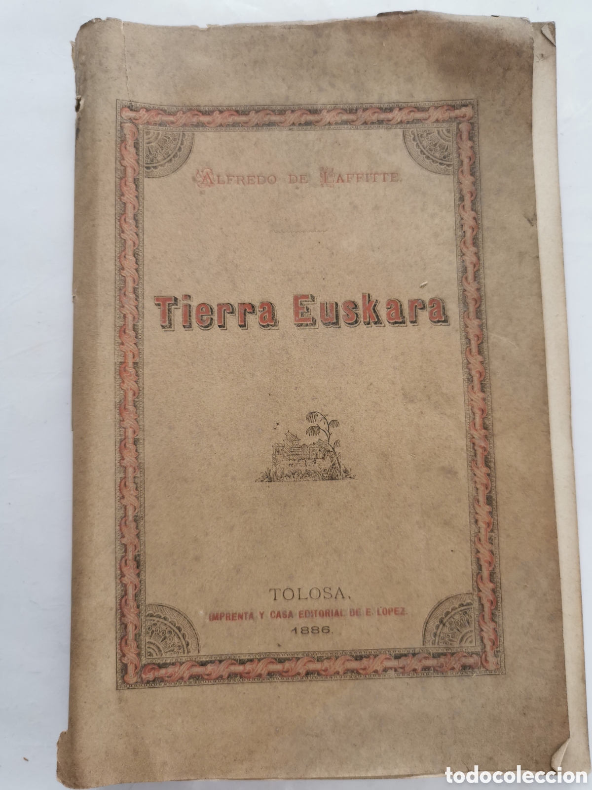 Libros antiguos: Tierra euskara. Alfredo de Laffitte 1886
