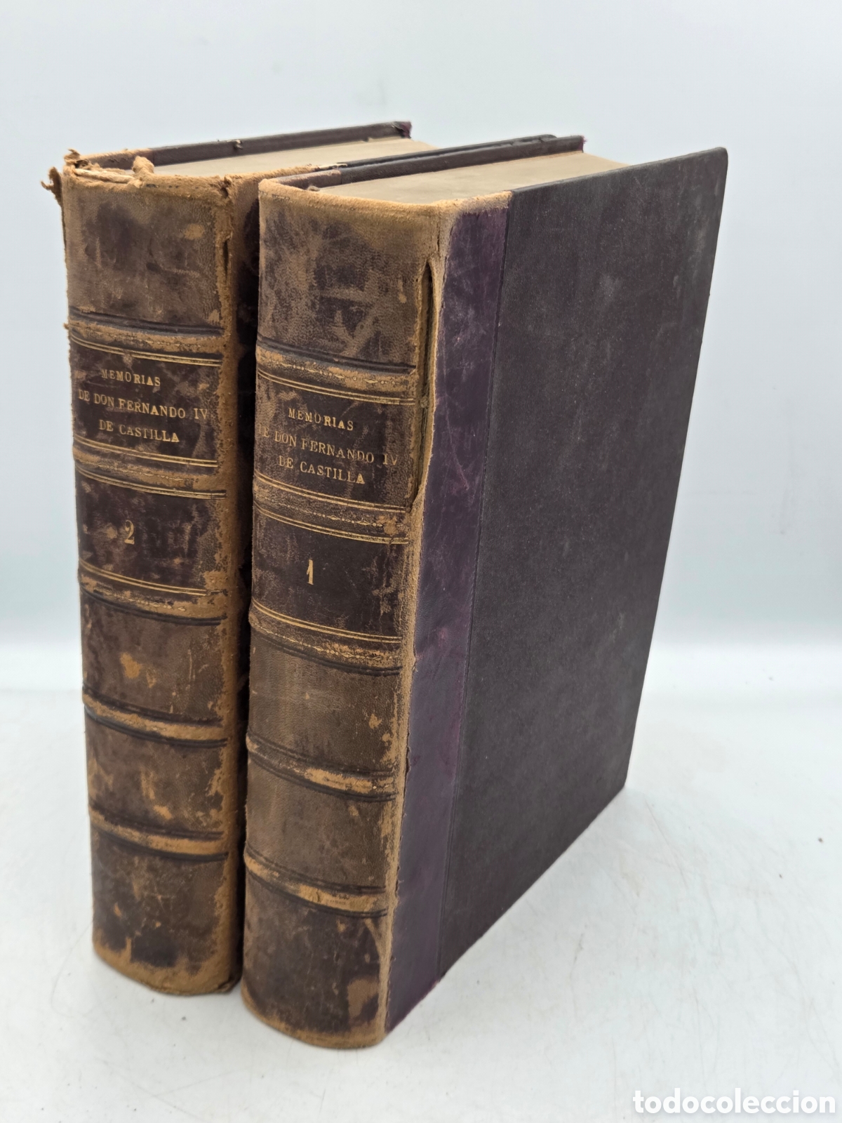 Antiquarische B&uuml;cher: MEMORIAS DE D. FERNANDO IV DE CASTILLA 1860 Benavides Antonio 2 vol.