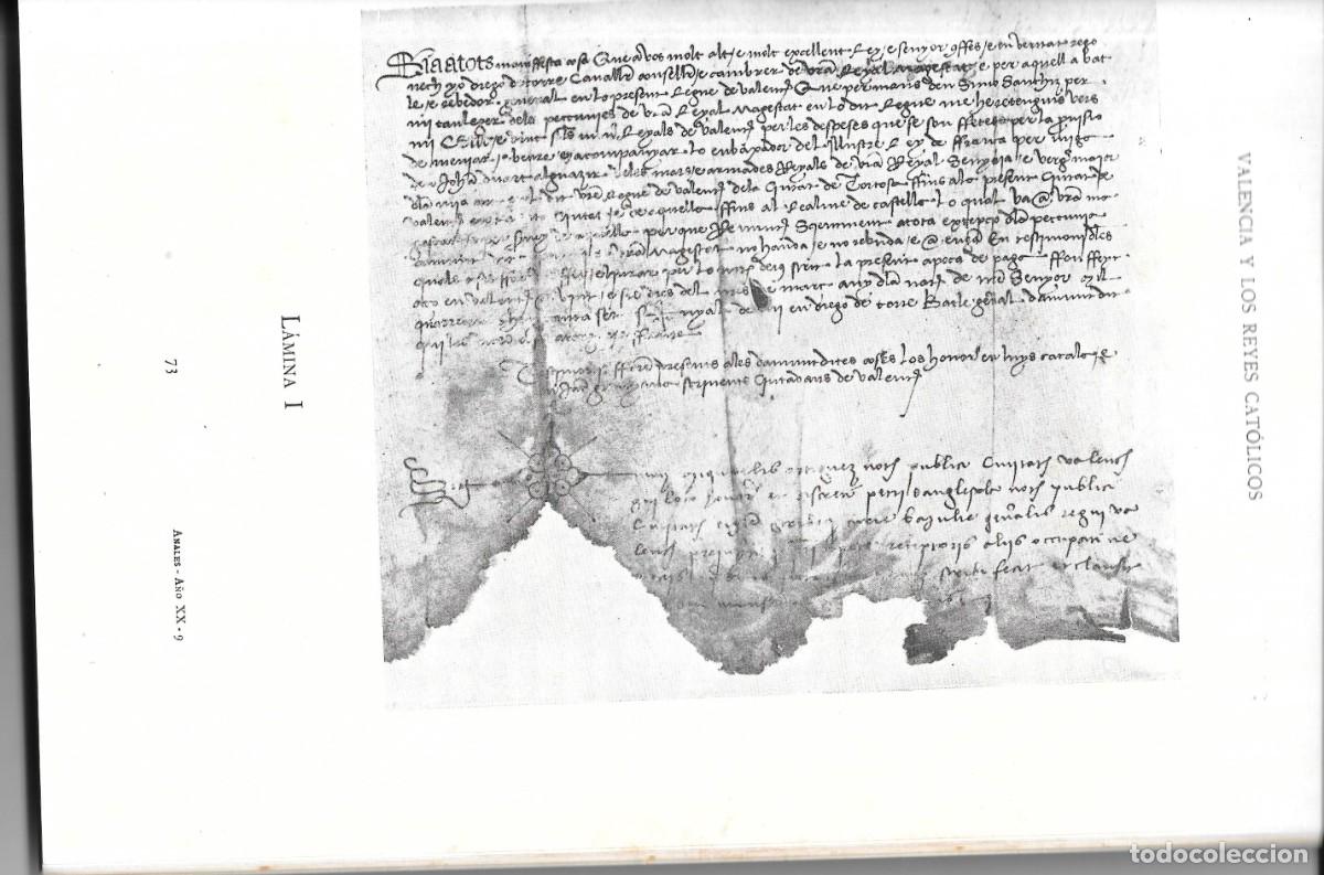 Libros antiguos: Valencia y los Reyes Cat&oacute;licos - Foto 2