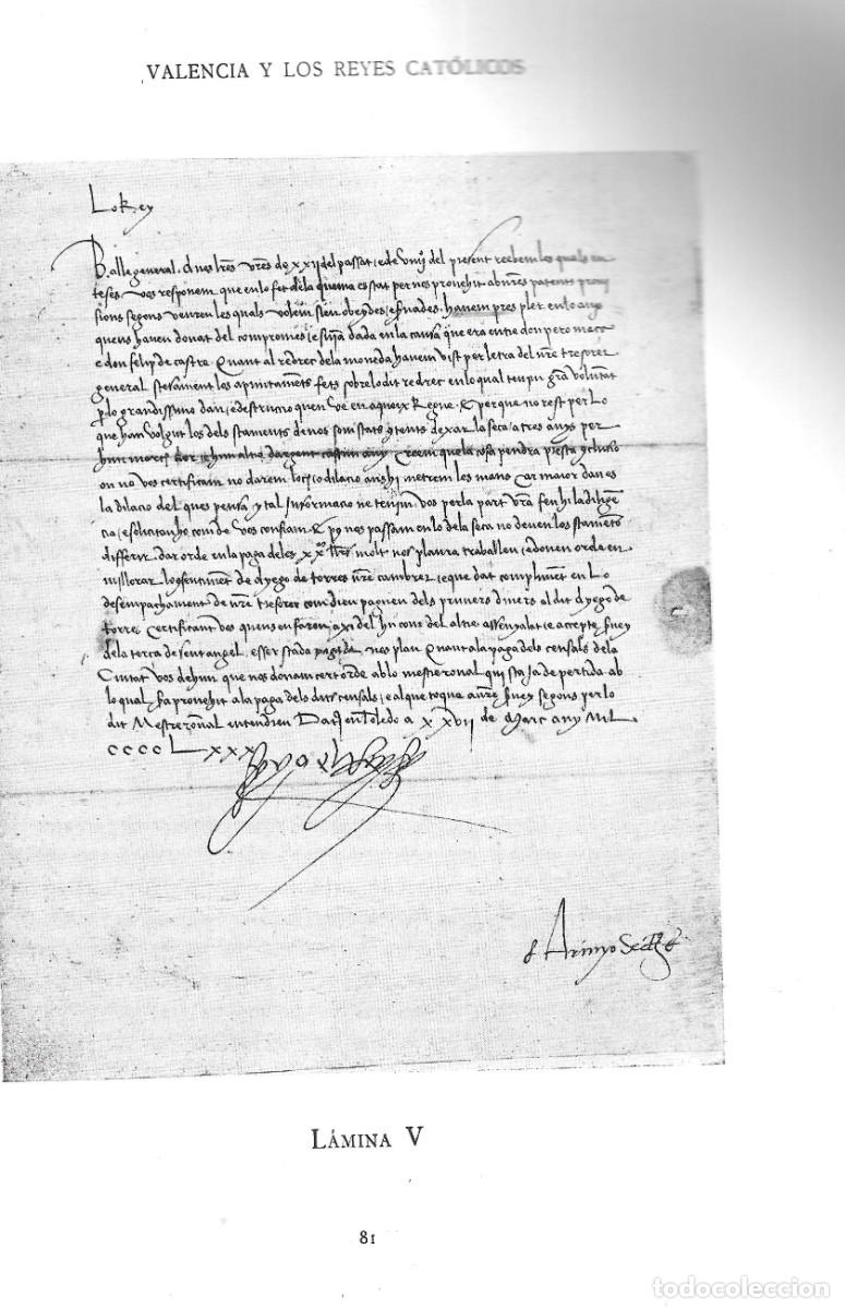Libros antiguos: Valencia y los Reyes Cat&oacute;licos - Foto 3