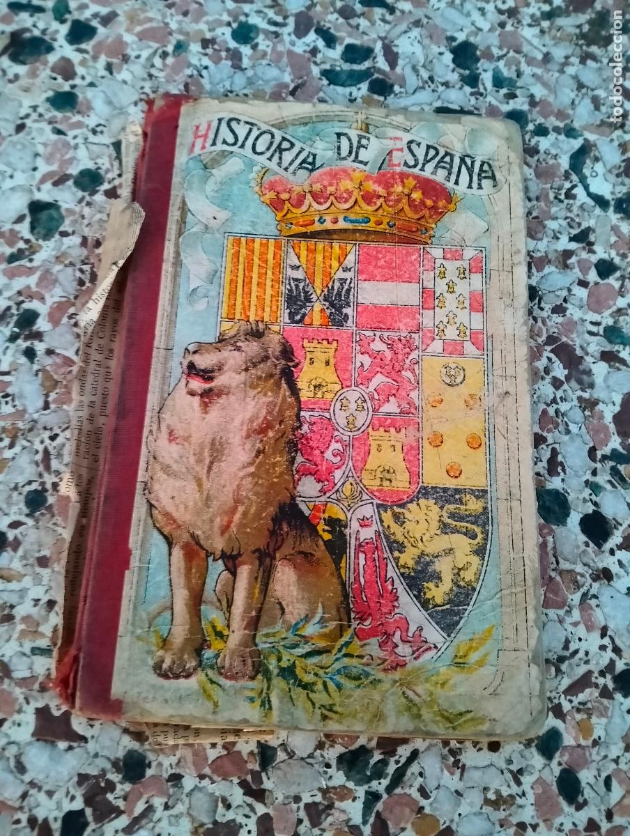 Livros antigos: Historia de espa&ntilde;a por d juan bosch cus&iacute; maestro normal grado medio libro del alumno 1913