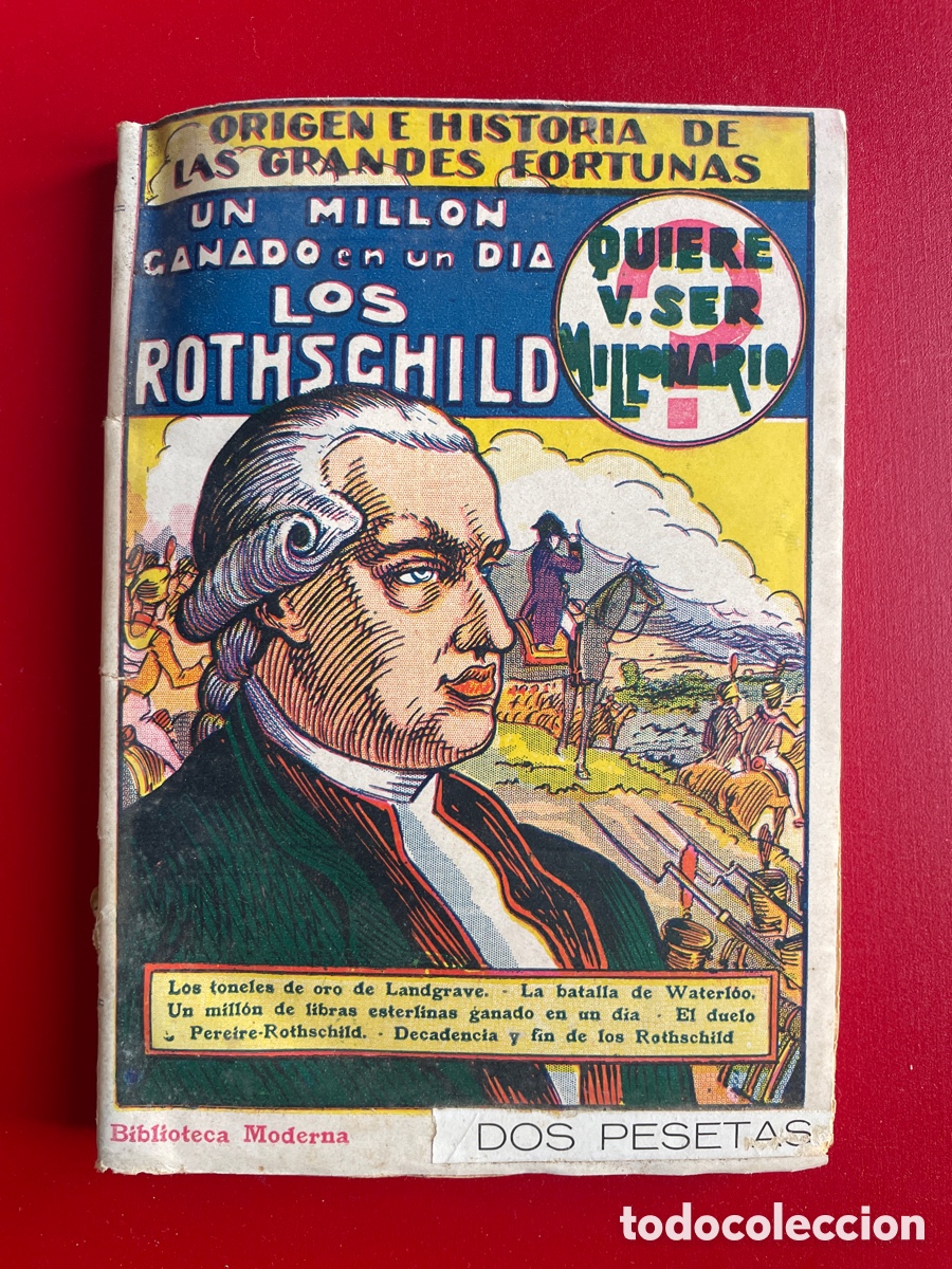 Libros antiguos: Or&iacute;genes e historia de las grandes fortunas. Editorial el gato negro. A&ntilde;o 1934.