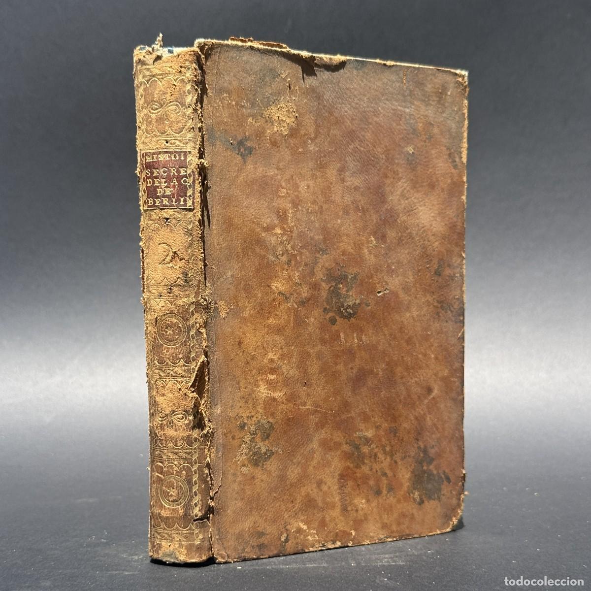 Libros antiguos: A&Ntilde;O 1789 - HISTORIA SECRETA DE LA CORTE DE BERLIN - POLITICA -