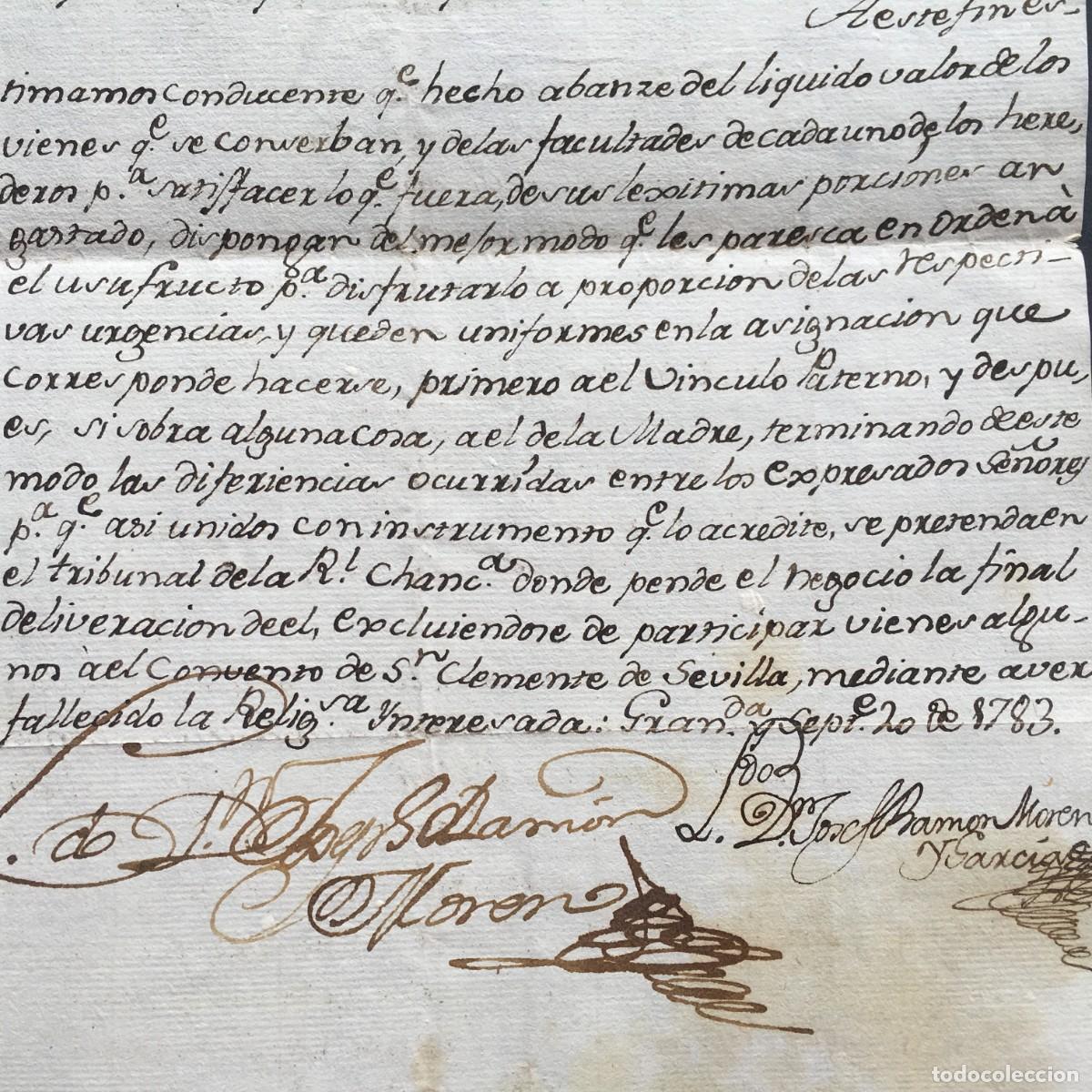 Libros antiguos: A&ntilde;o 1783 - Manuscrito - Granada - Marquesado de Santa Mar&iacute;a - C&aacute;diz