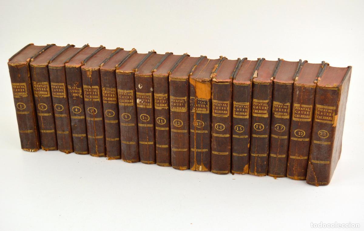 Libros antiguos: Causes c&eacute;l&egrave;bres int&eacute;ressantes avec les jugements qui les ont d&eacute;cid&eacute;es, 1775, G. Pitaval, Amsterdam