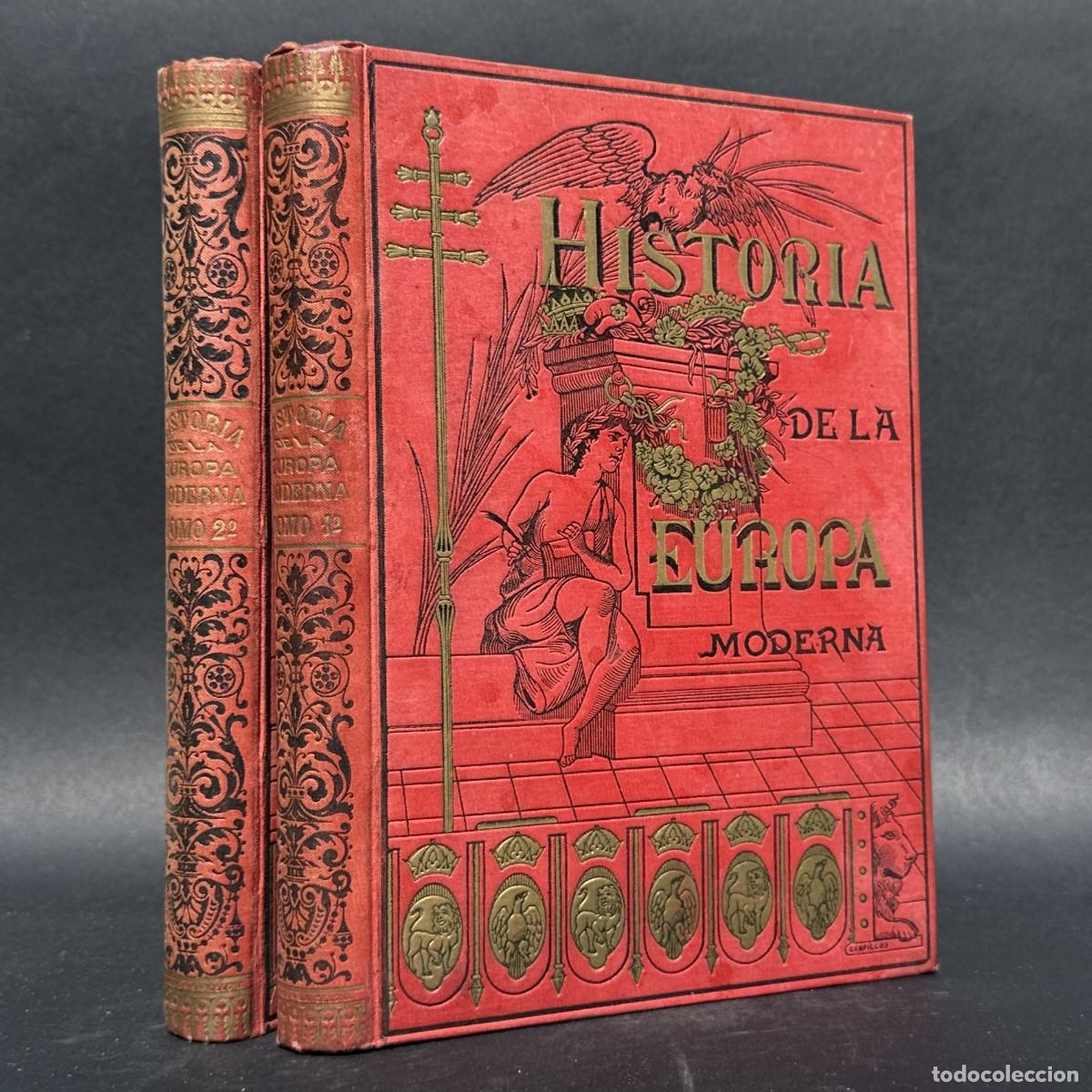 Libros antiguos: XIX - HISTORIA DE LA EUROPA MODERNA - ALFREDO OPISO - ILUSTRADA CON PROFUSION DE GRABADOS