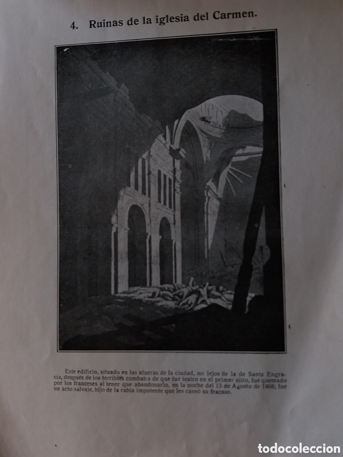 Libros antiguos: El Sitio de Zaragoza - Foto 5