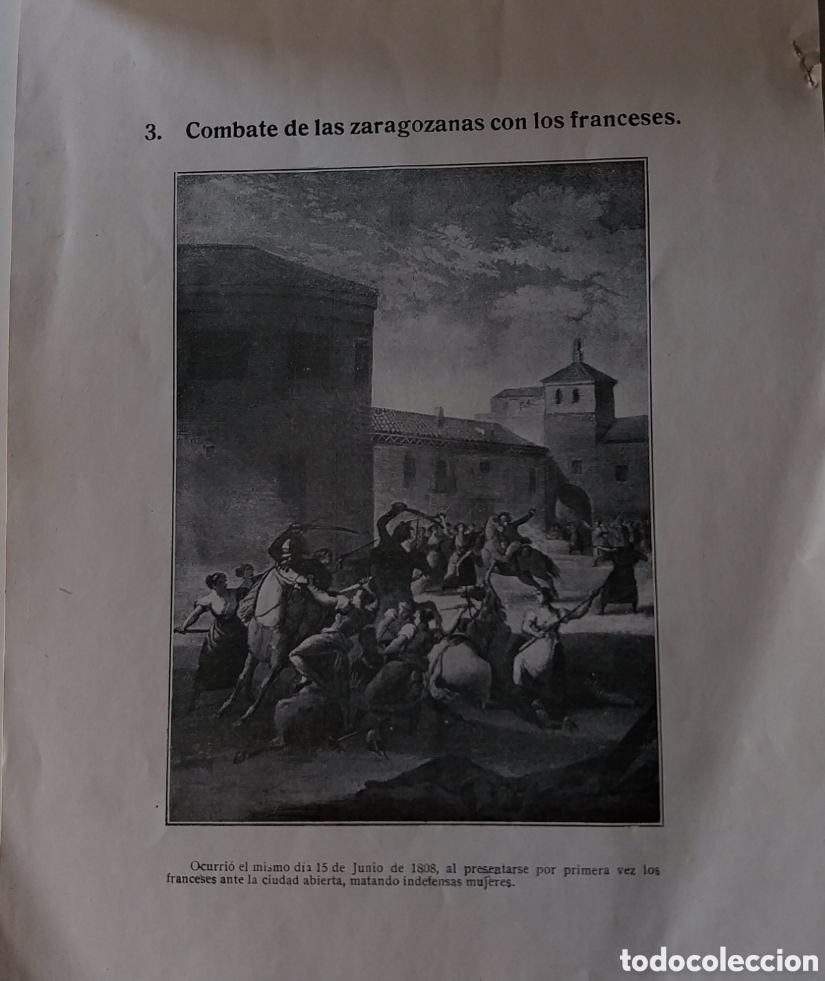 Libros antiguos: El Sitio de Zaragoza - Foto 1