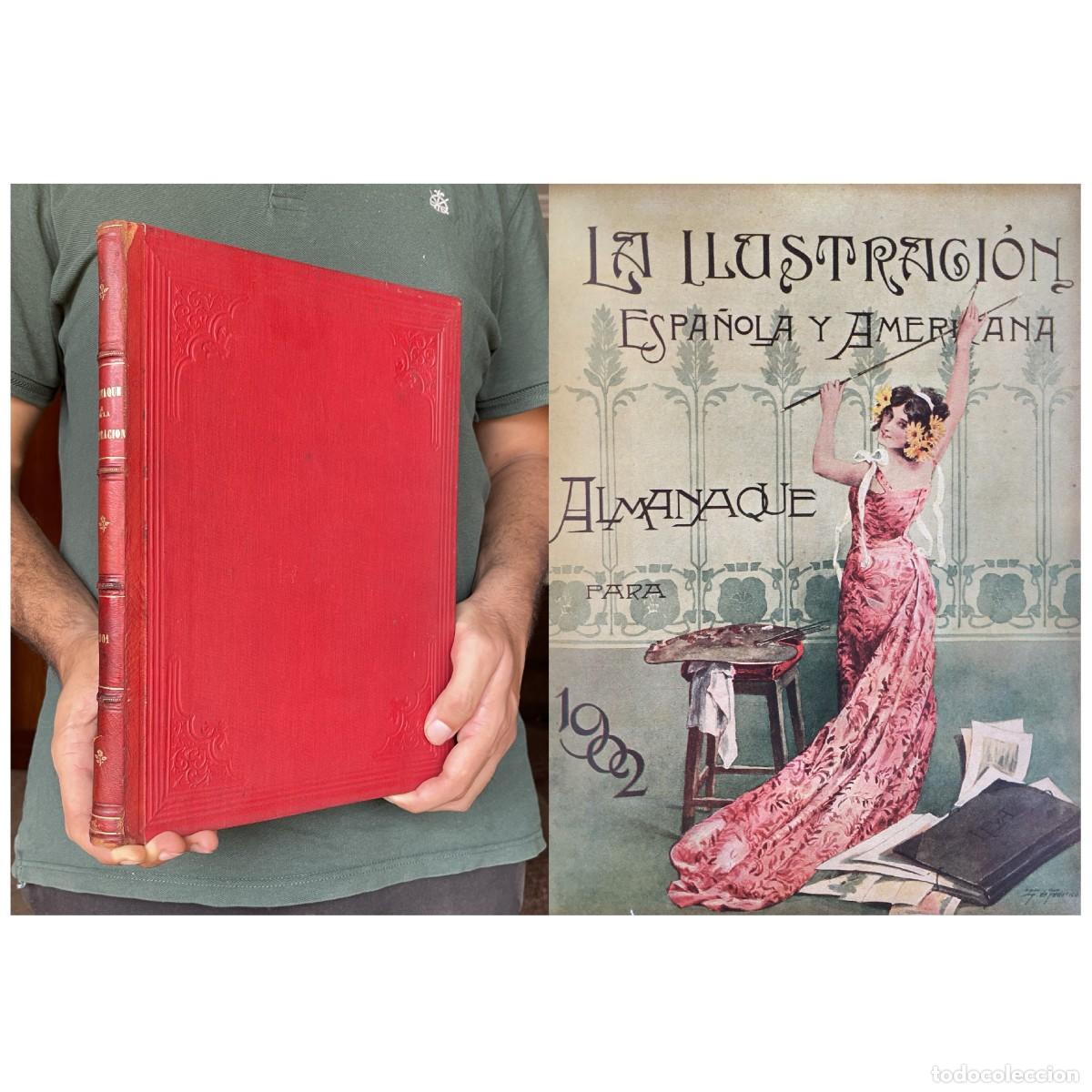 Libros antiguos: A&ntilde;o 1900 - Laminas - Ilustraciones - Almanaque de la Ilustraci&oacute;n para el a&ntilde;o de 1901 - 1902
