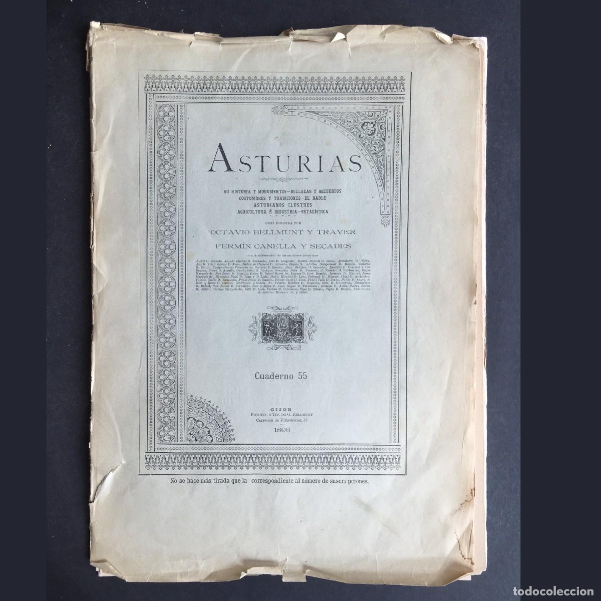 Libros antiguos: A&ntilde;o 1897 - Asturias - Cangas de On&iacute;s - Arte - Historia