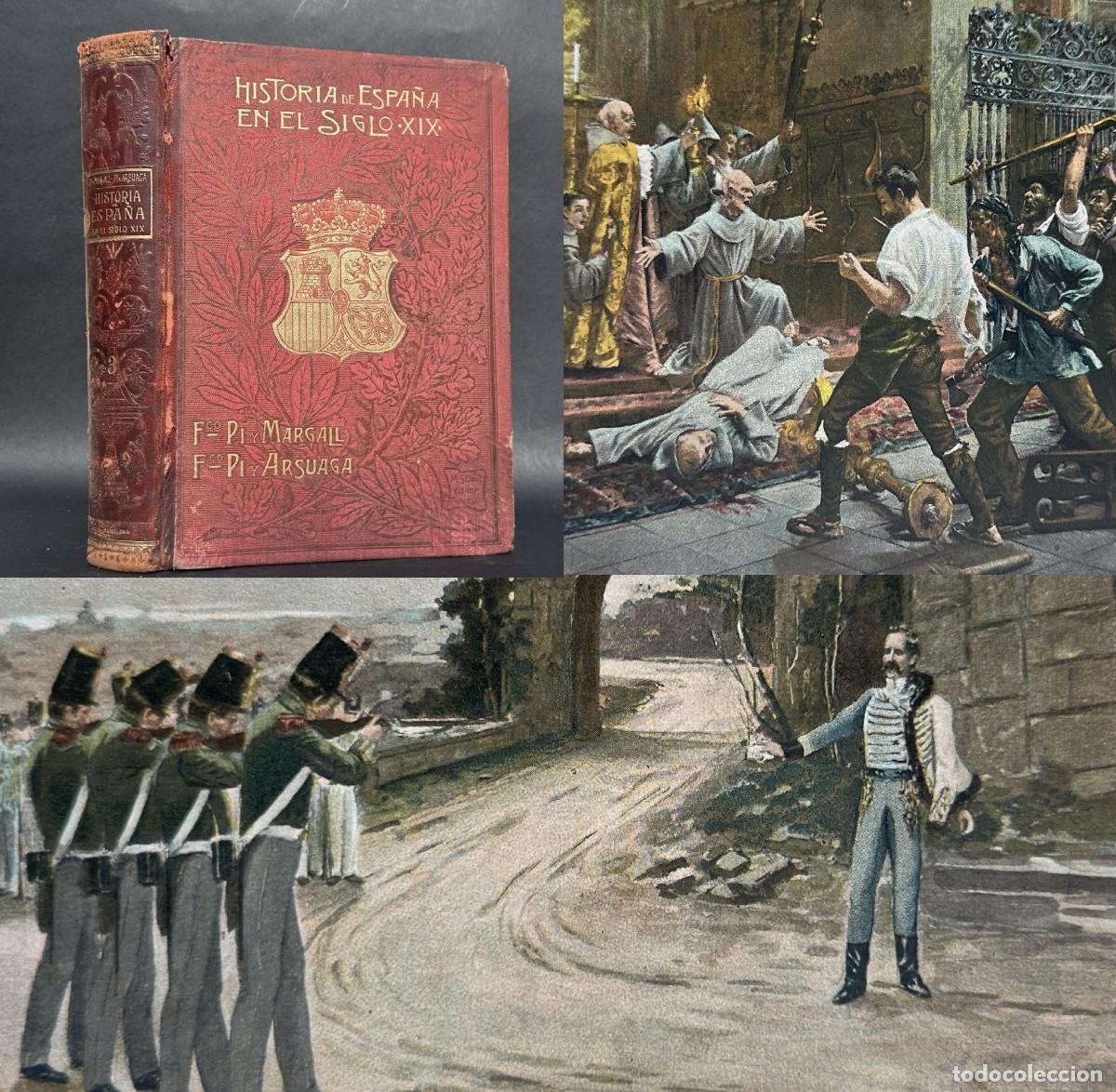 Libros antiguos: a&ntilde;o 1902 - HISTORIA DE ESPA&Ntilde;A EN EL SIGLO XIX - GUERRAS CARLISTAS - GRABADOS - ILUSTRACIONES