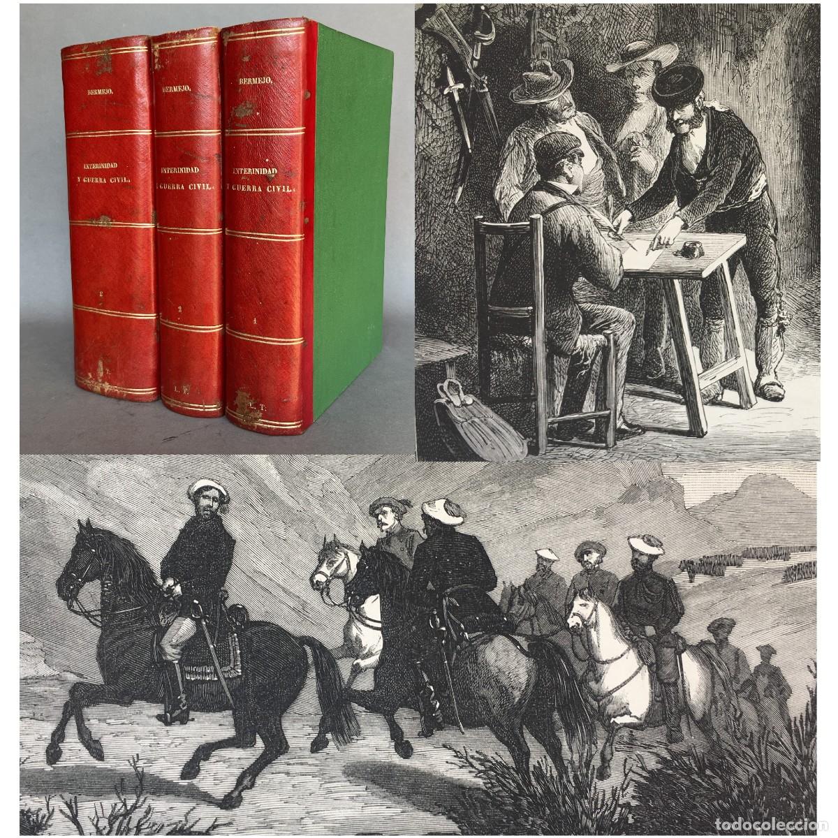 Libros antiguos: A&ntilde;o 1875 - Historia de la Interinidad y Guerra Civil - Carlista - Revolucion Cantonal - Cartagena