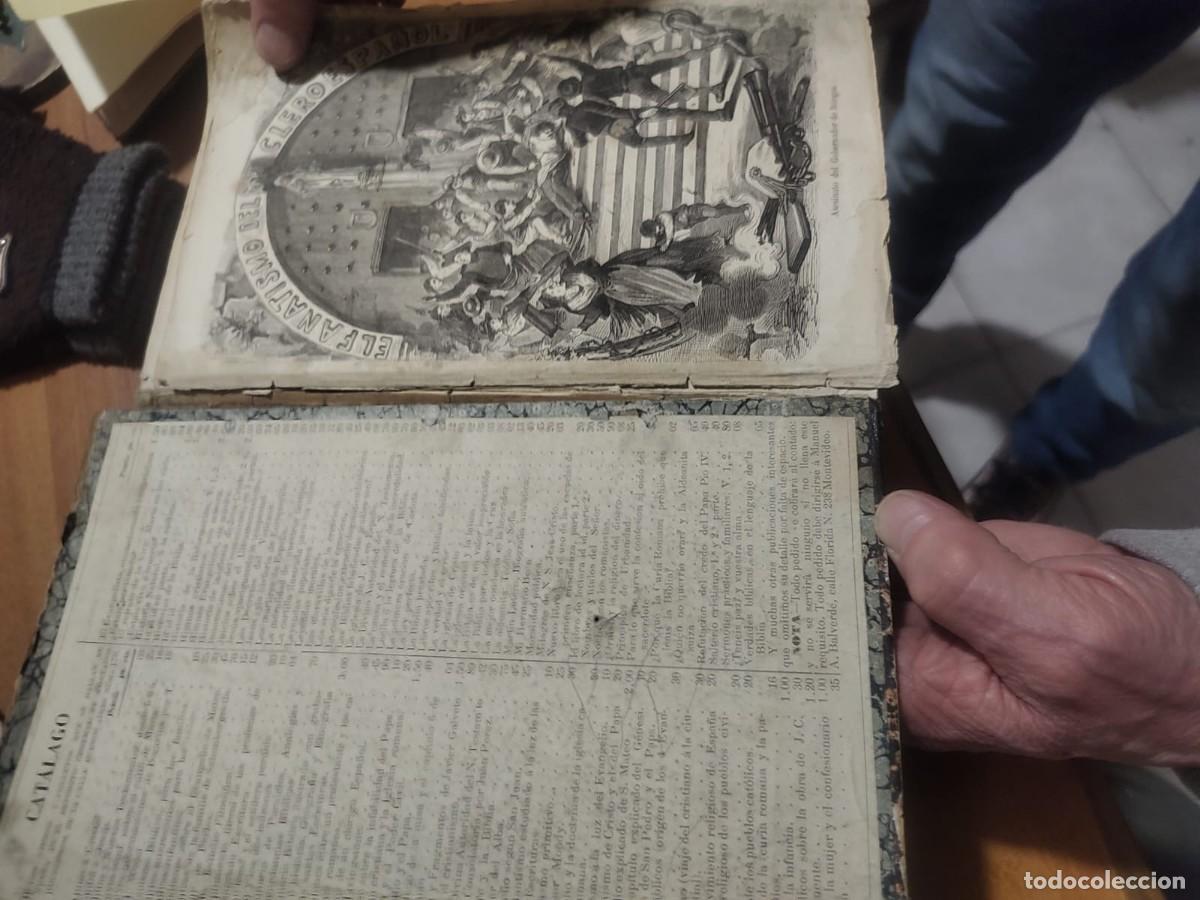Libros antiguos: El fanatismo del clero espa&ntilde;ol (V&iacute;ctimas de la Rep&uacute;blica) - Ed. 1860