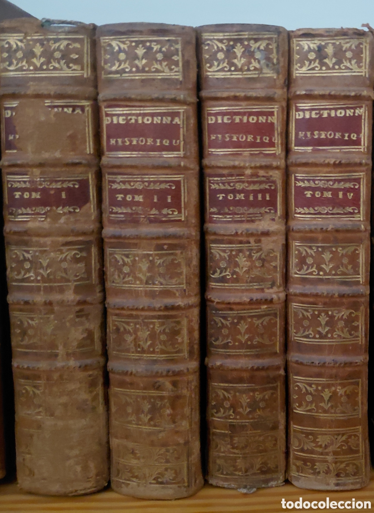Libros antiguos: 1771 Nouveau Dictionnaire Historique-Portatif, ou Histoire Abr&eacute;g&eacute;e de tous les hommes qui se sont &Aacute;