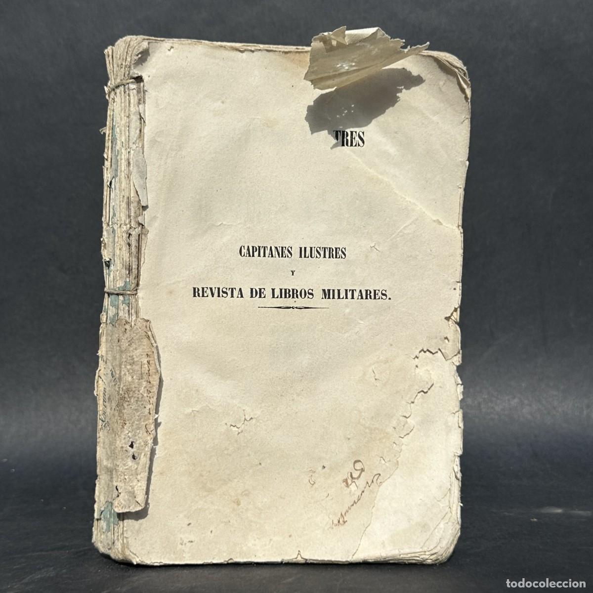 Libros antiguos: a&ntilde;o 1854 - Capitanes ilustres y revista de libros militares - Historia de Espa&ntilde;a