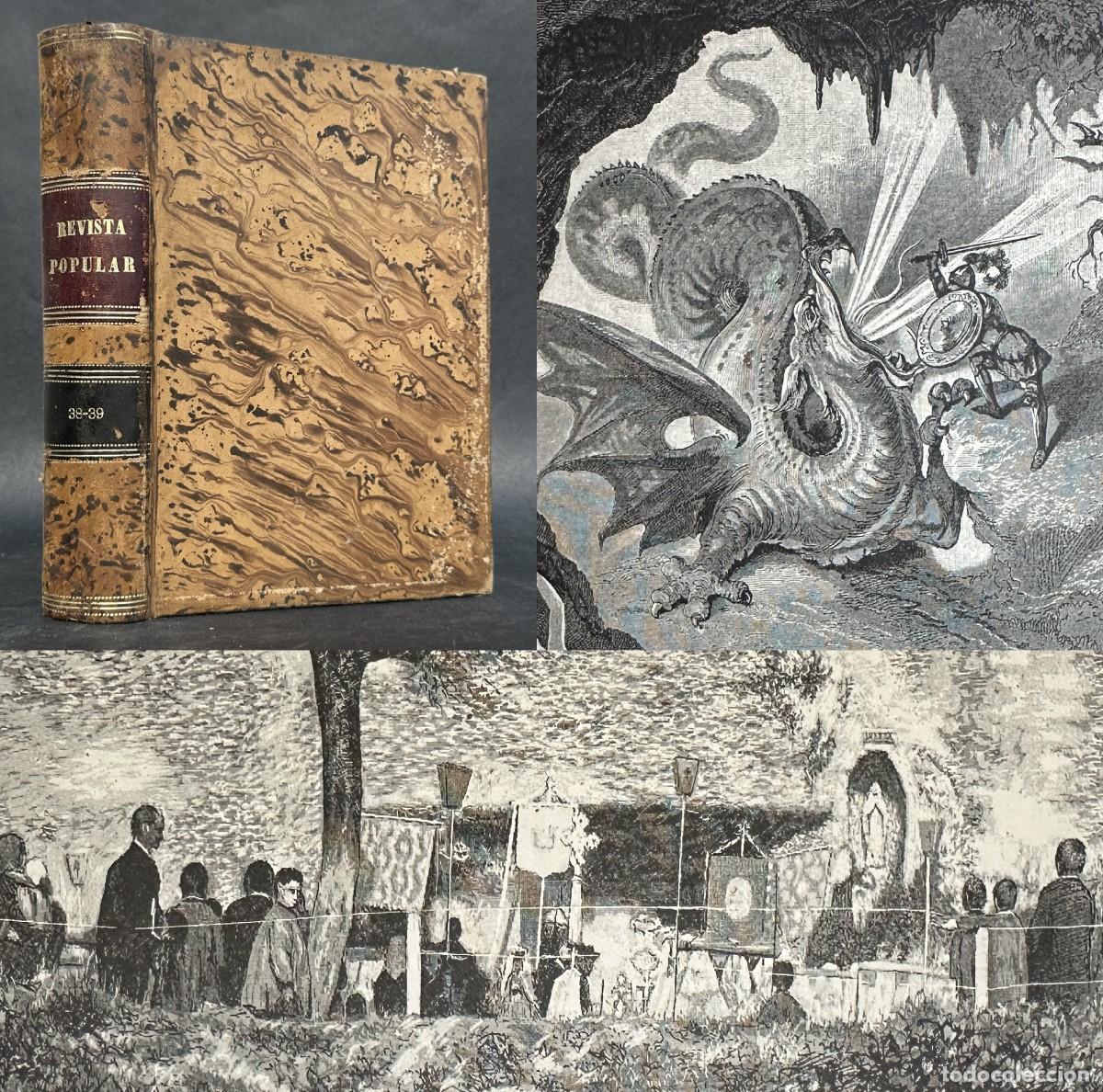 Libros antiguos: A&Ntilde;O 1890 - REVISTA POPULAR - ILUSTRACIONES - REVISTA CATOLICA -