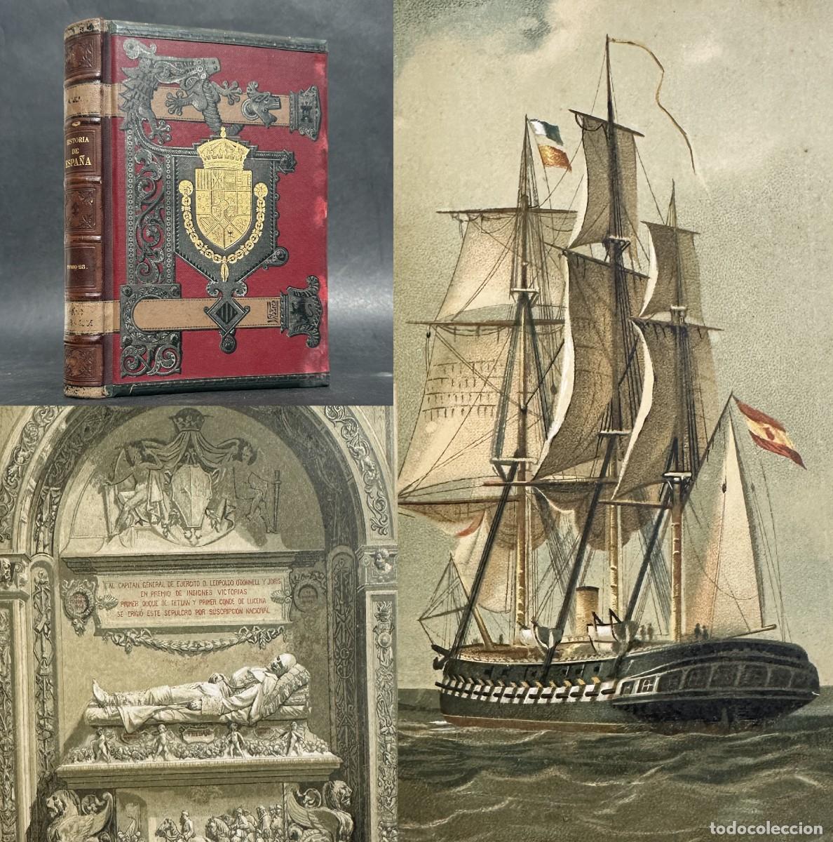 Libros antiguos: 1890 GUERRAS CARLISTAS - FILIPINAS - CUBA - MARRUECOS - HISTORIA DE ESPA&Ntilde;A