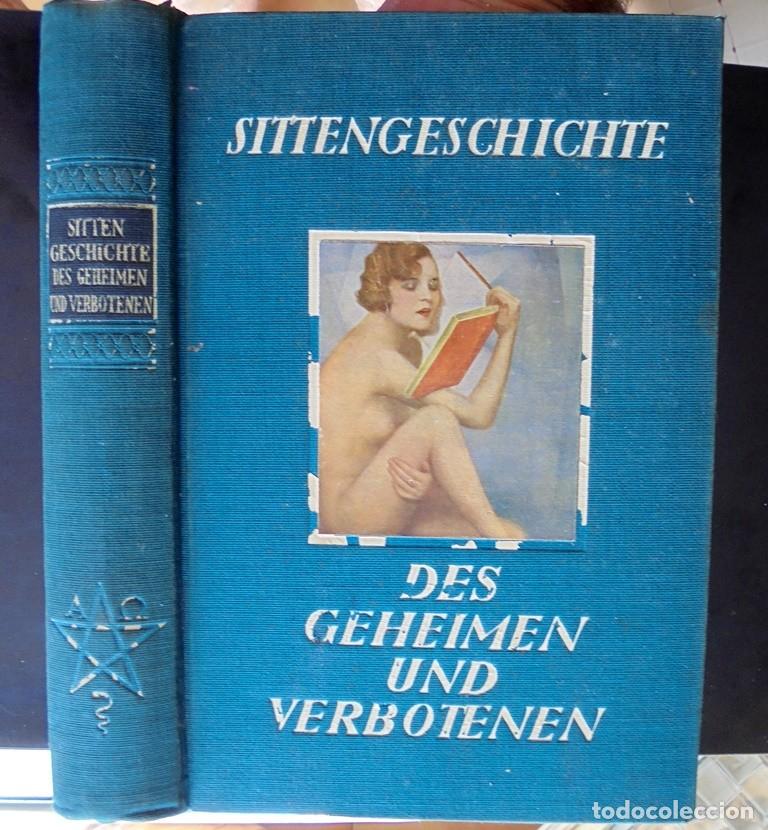 Libros antiguos: Sittengeschichte des geheimen und verbotenen Leo Schidrowitz 1930 Kulturforschung, Wien / Leipzig