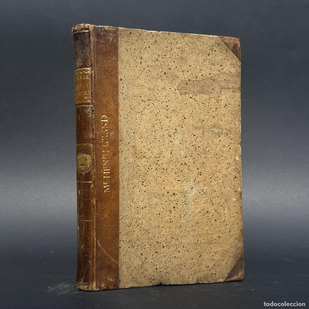 Libros antiguos: a&ntilde;o 1782 - DES LETTRES DE CHACHET ET DES PRISONS D'ETAT - ANTIGUO REGIMEN - PRISIONES