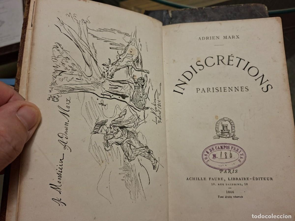 Libros antiguos: Indiscretions Parisiennes. Adrien Marx - Achille Faure, 1866