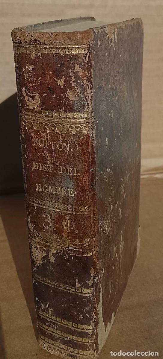 Libros antiguos: HISTORIA DEL HOMBRE - BUFFON - TOMO III-IV -1834