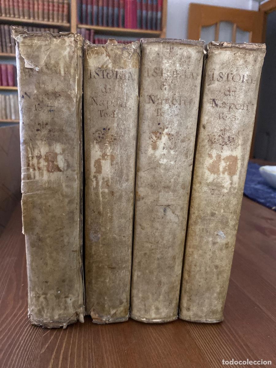 Libros antiguos: DELL'ISTORIA CIVILE DEL REGNO DI NAPOLI, GIANNONE PIETRO 4 tomos. obra completa 1723