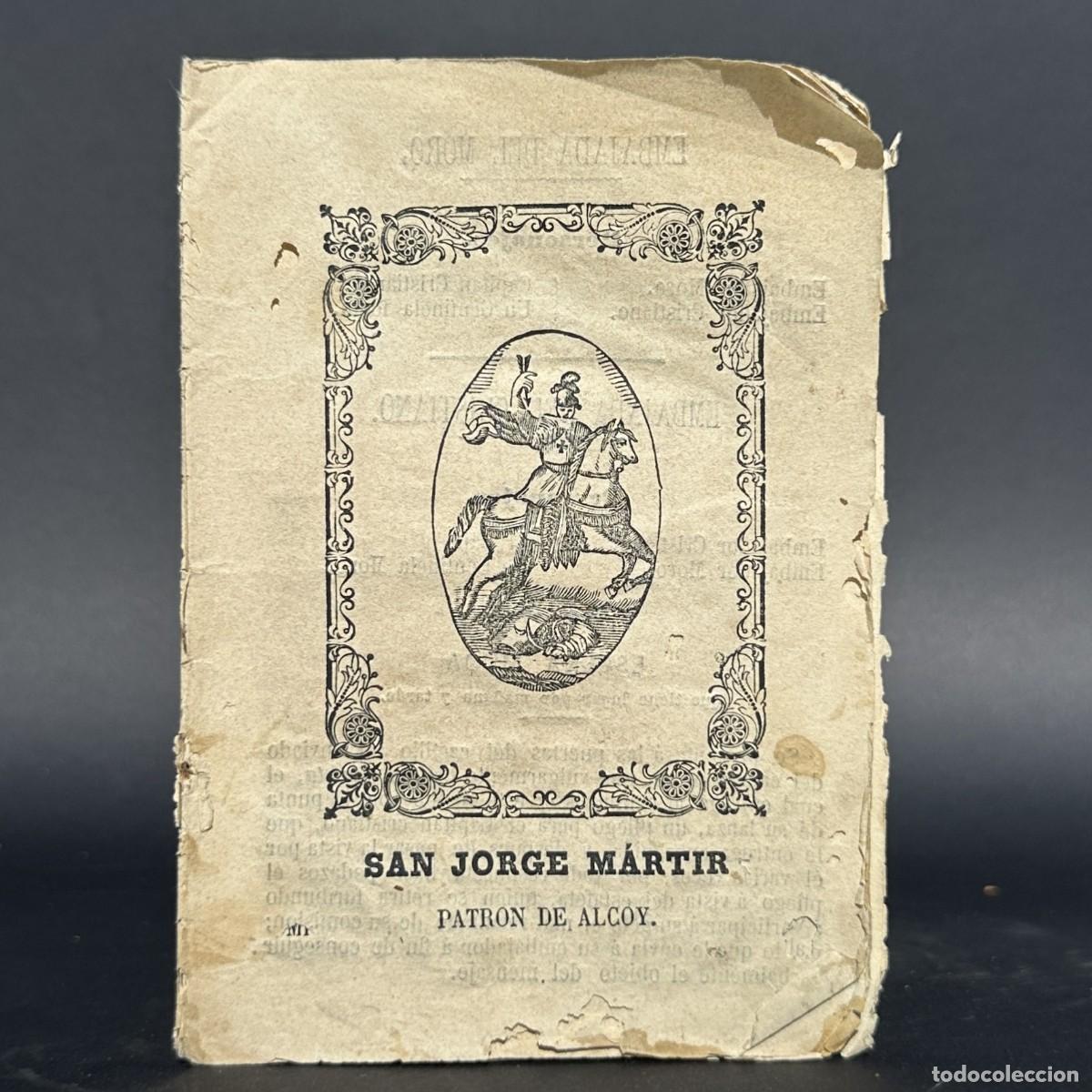 Old books: a&ntilde;o 1872 - EMBAJADAS DE MOROS Y CRISTIANOS - ALCOI - ALCOY
