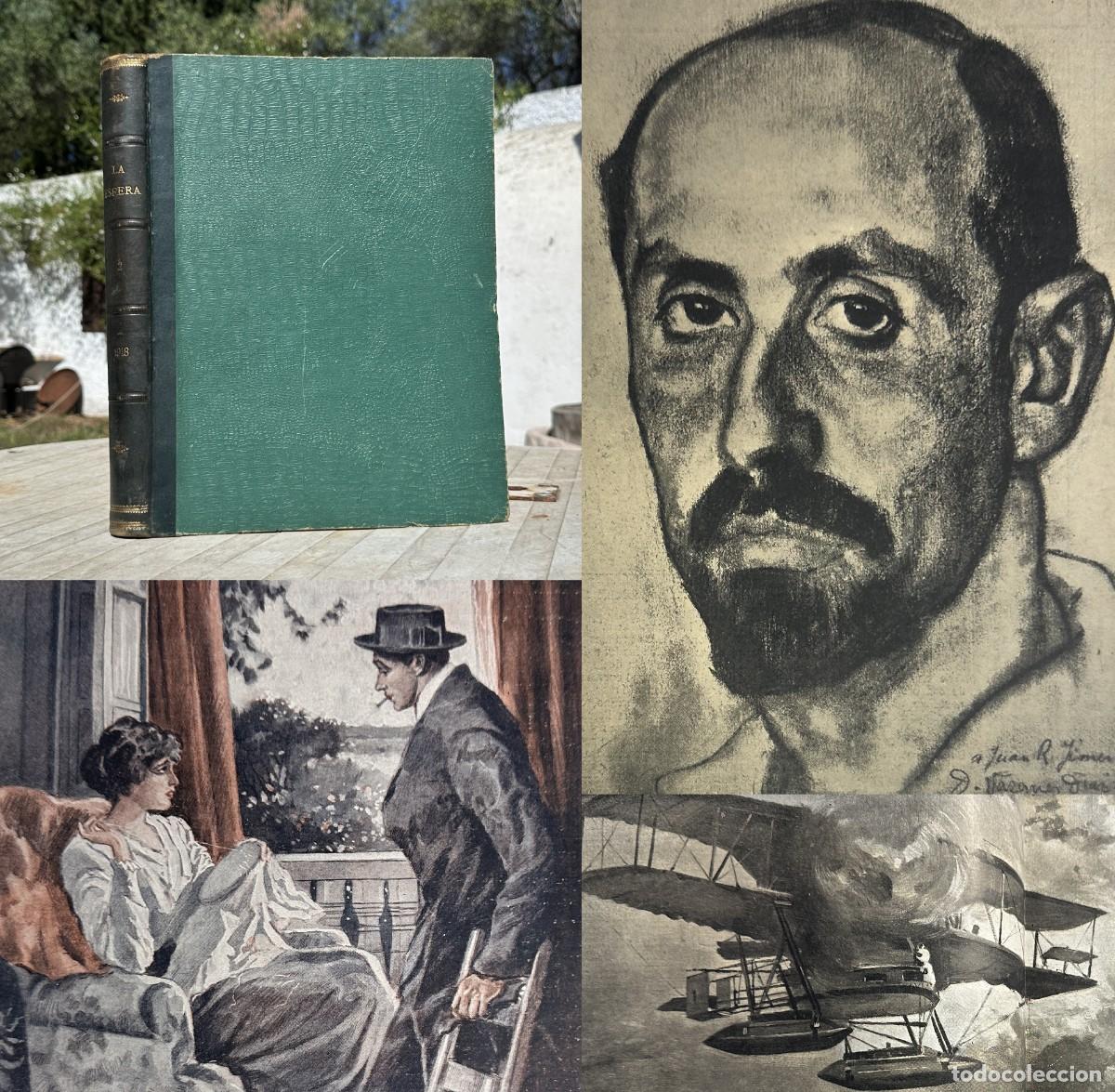 Old books: a&ntilde;o 1918 - LA ESFERA - ILUSTRACION MUNDIAL - PRIMERA GUERRA MUNDIAL - JUAN RAMON JIMENEZ