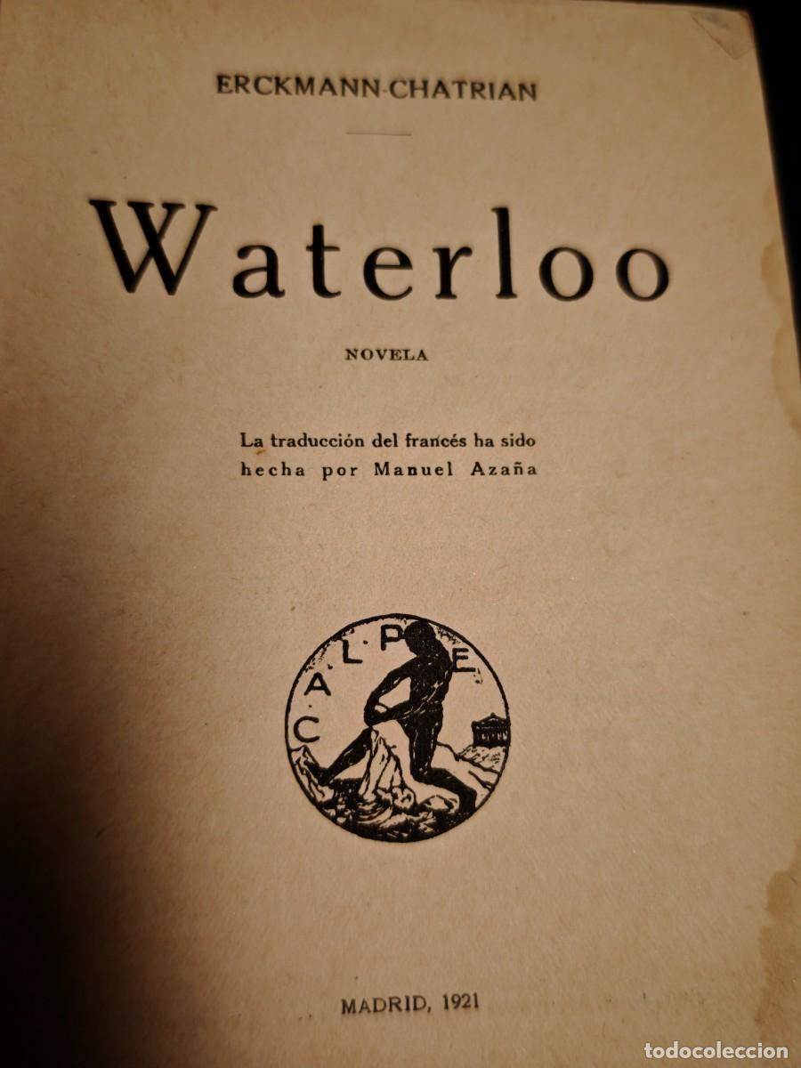 Libros antiguos: WATERLOO - COLECCION UNIVERSAL - Foto 2