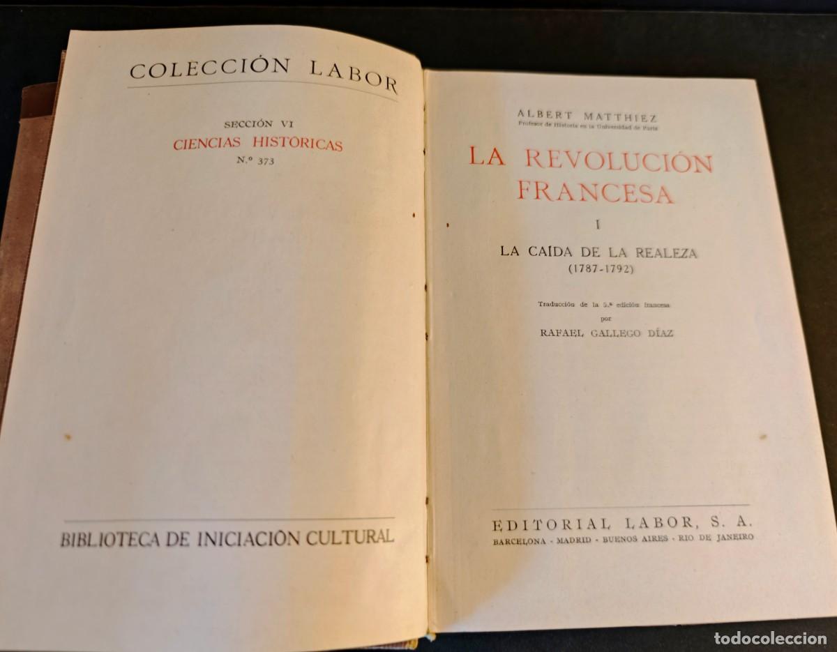 Libros antiguos: LA REVOLUCION FRANCESA - Foto 3