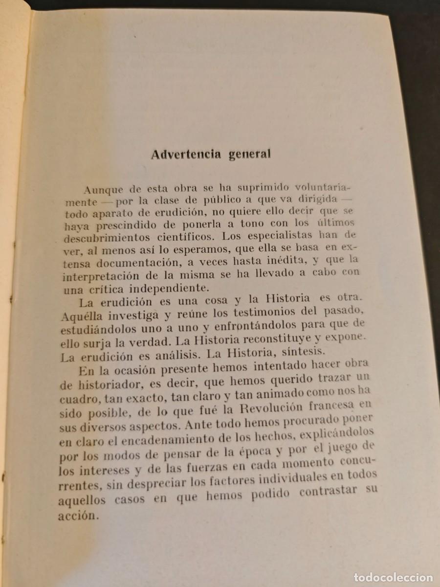 Libros antiguos: LA REVOLUCION FRANCESA - Foto 5
