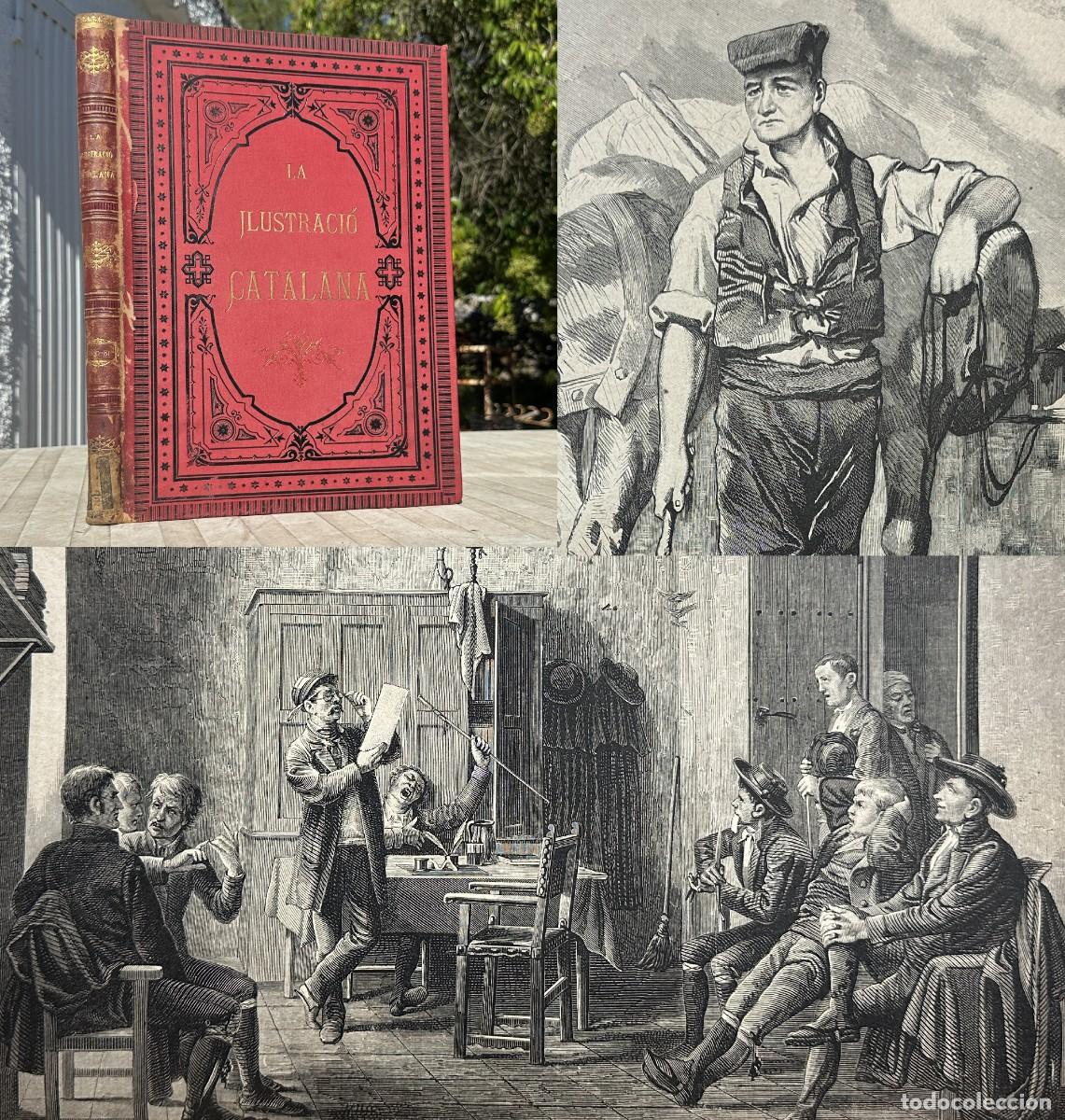 Libros antiguos: a&ntilde;o 1880 - LA IL&middot;LUSTRACI&Oacute; CATALANA - GRABADOS - ILUSTRACIONES - RENAIXEN&Ccedil;A - LITERATURA CATALANA