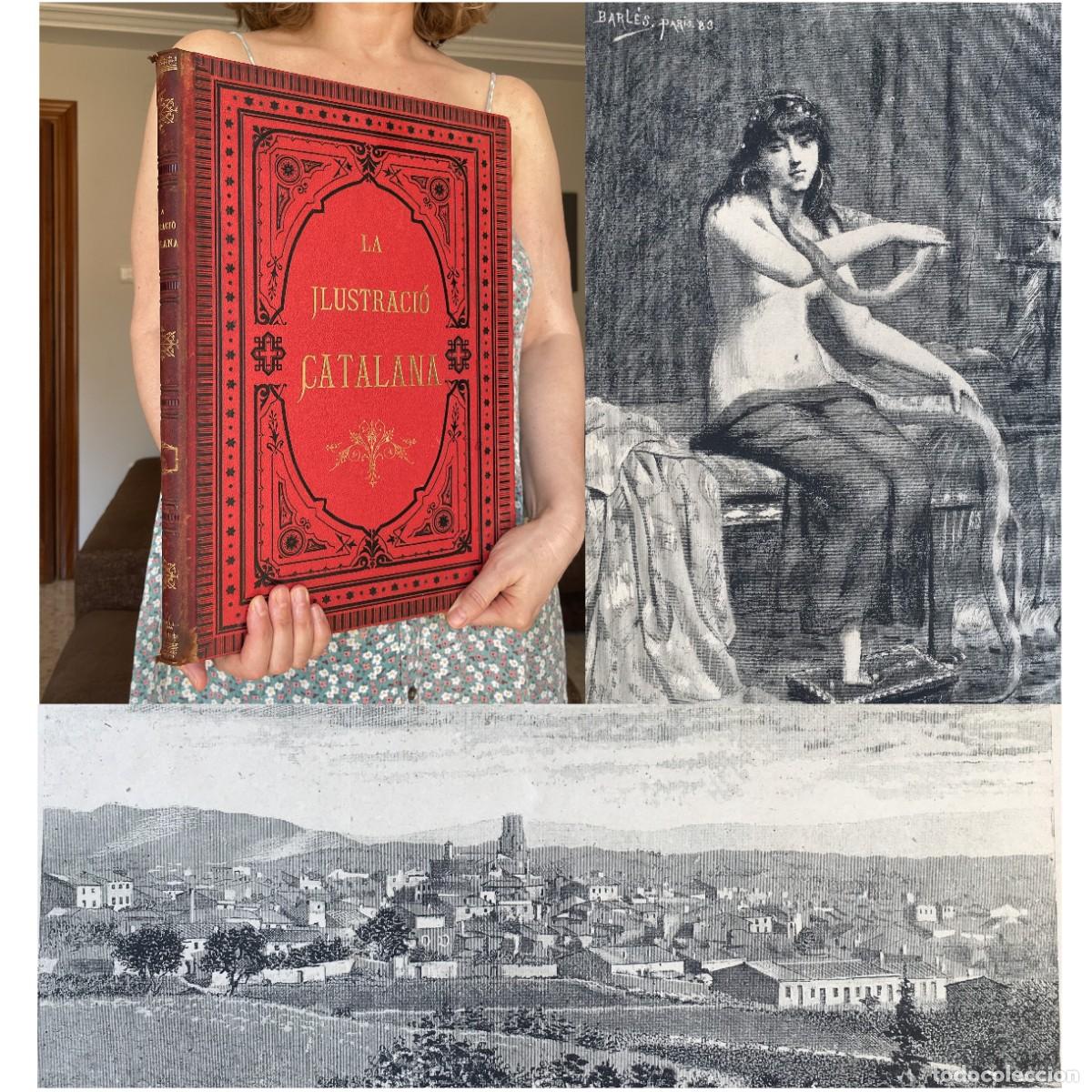 Libros antiguos: A&ntilde;o 1884 - La Ilustraci&oacute; Catalana - Palafrugell - L&eacute;rida - Terrassa - Olot - Bellas laminas